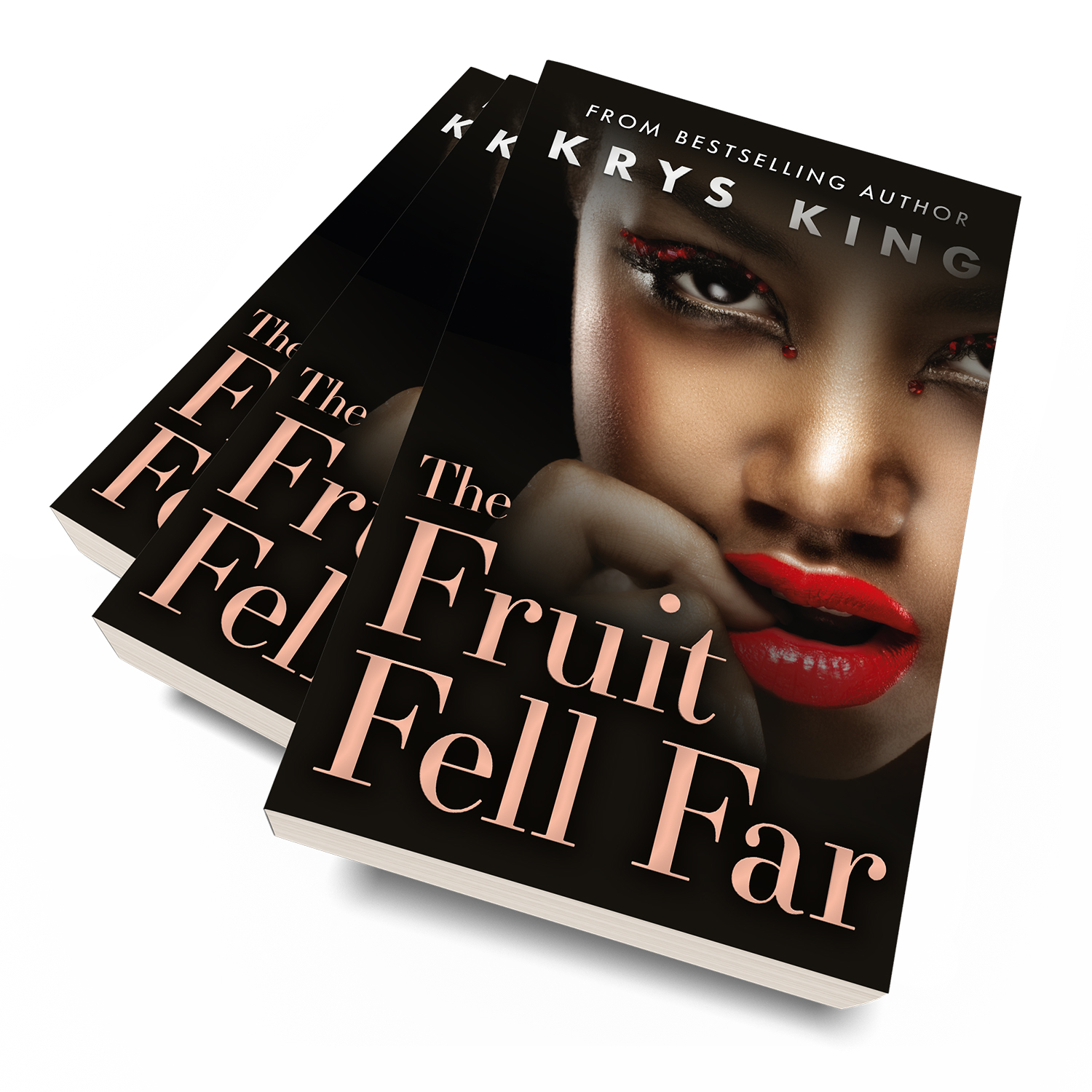 'The Fruit Fell Far' is a steamy modern novel, by author Krys King. The book cover was designed by Mark Thomas, of coverness.com. To find out more about my book design services, please visit www.coverness.com.