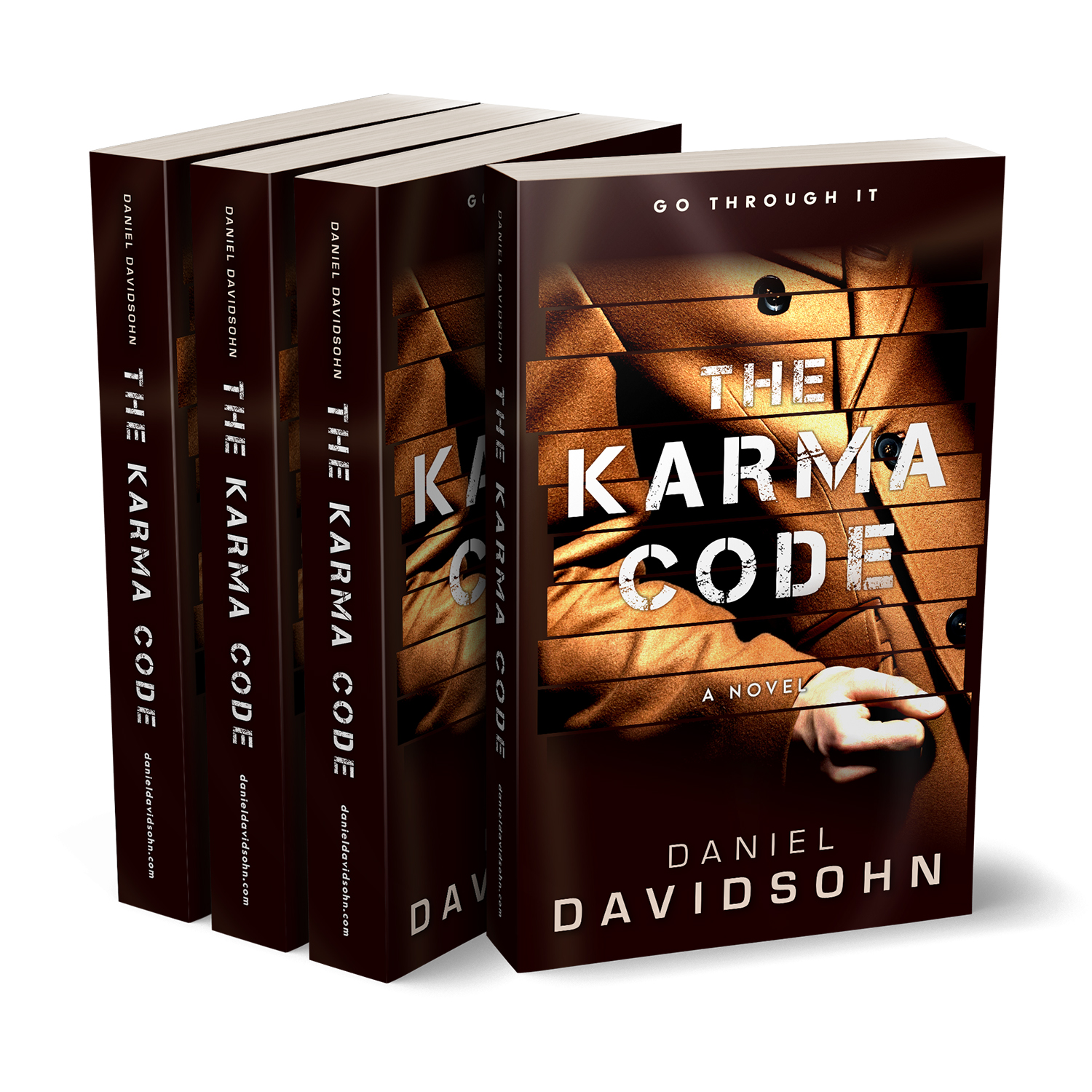 'The Karma Code' is techno thriller, by author Daniel Davidsohn. The book cover & interior were designed by Mark Thomas, of coverness.com. To find out more about my book design services, please visit www.coverness.com.