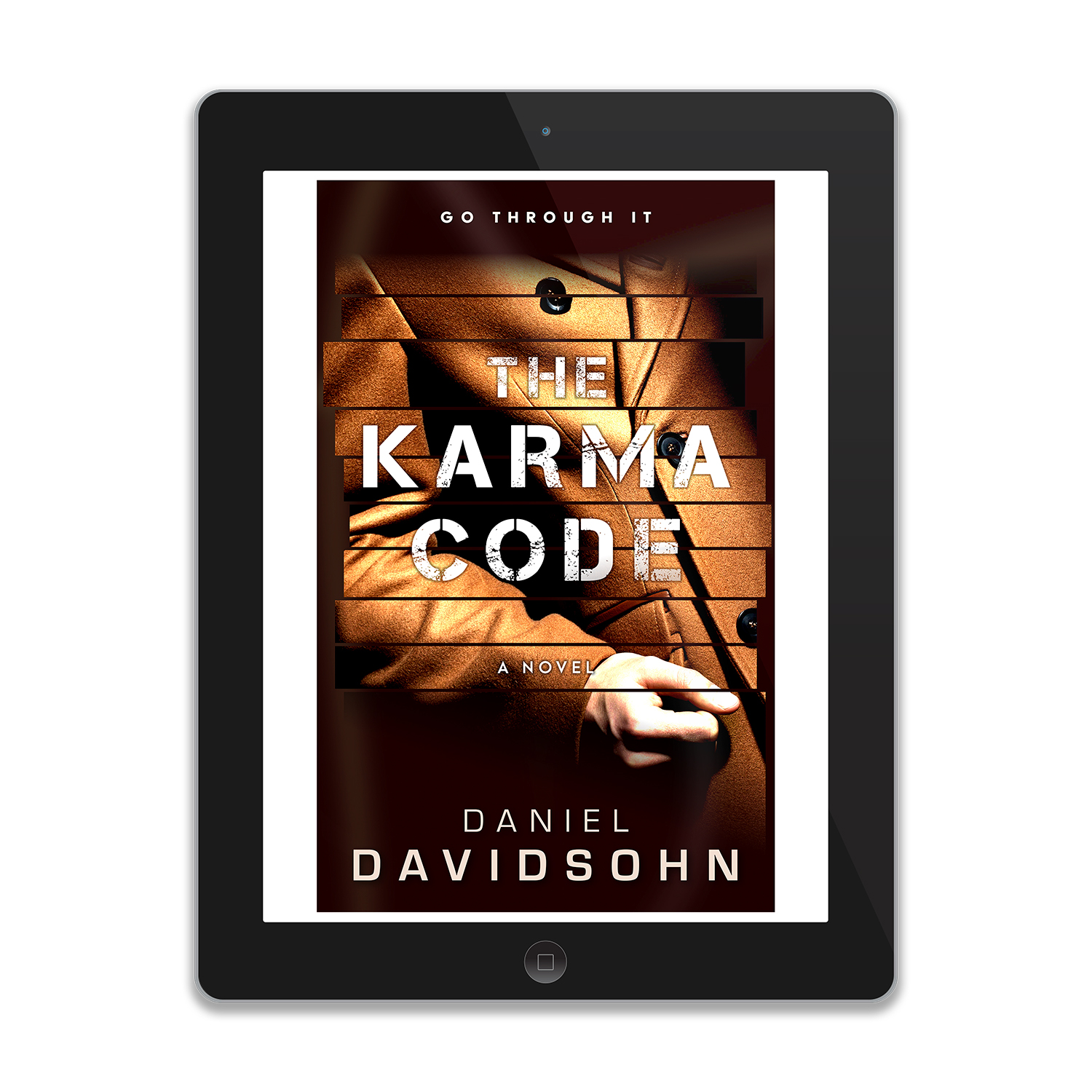 'The Karma Code' is techno thriller, by author Daniel Davidsohn. The book cover & interior were designed by Mark Thomas, of coverness.com. To find out more about my book design services, please visit www.coverness.com.