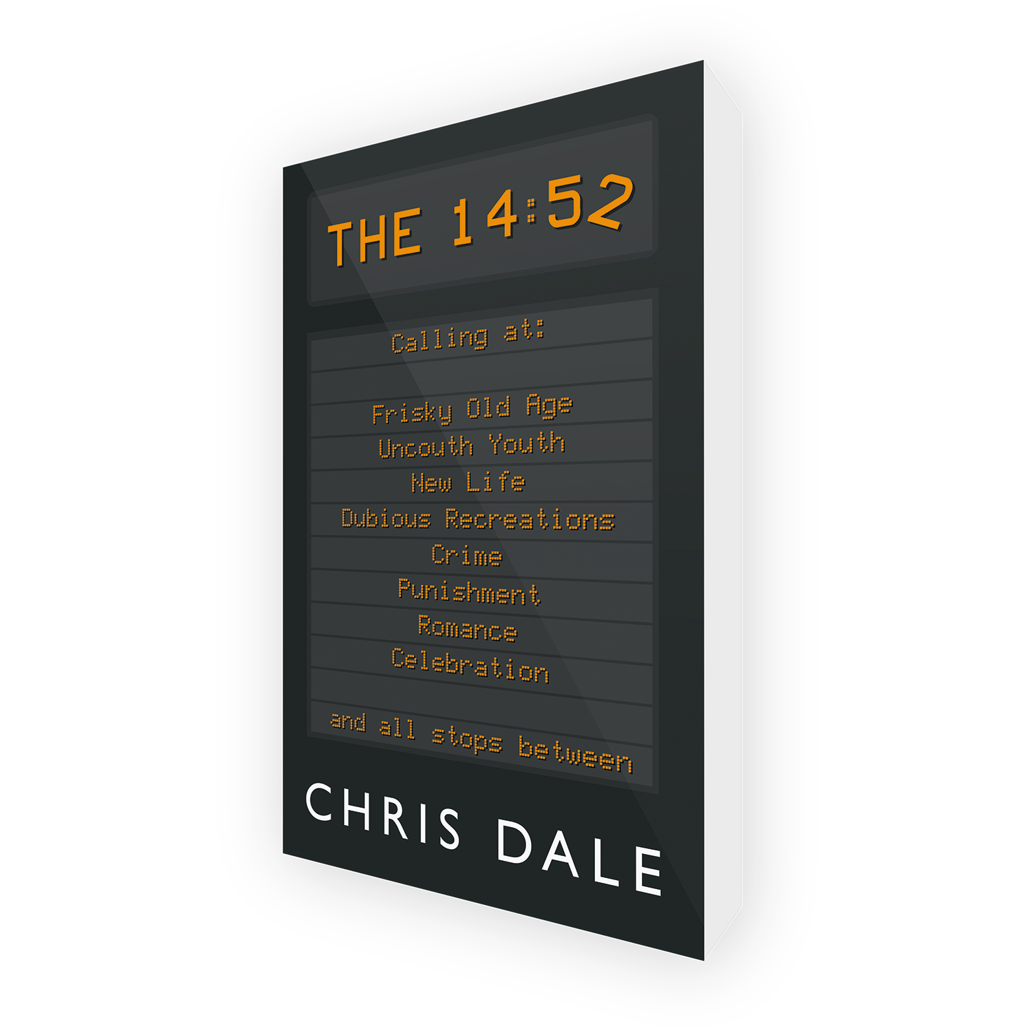 'The 14:52' is a bespoke cover design for dramedy novel, by the author Chris Dale. The book cover was designed by Mark Thomas, of coverness.com. To find out more about my book design services, please visit www.coverness.com.