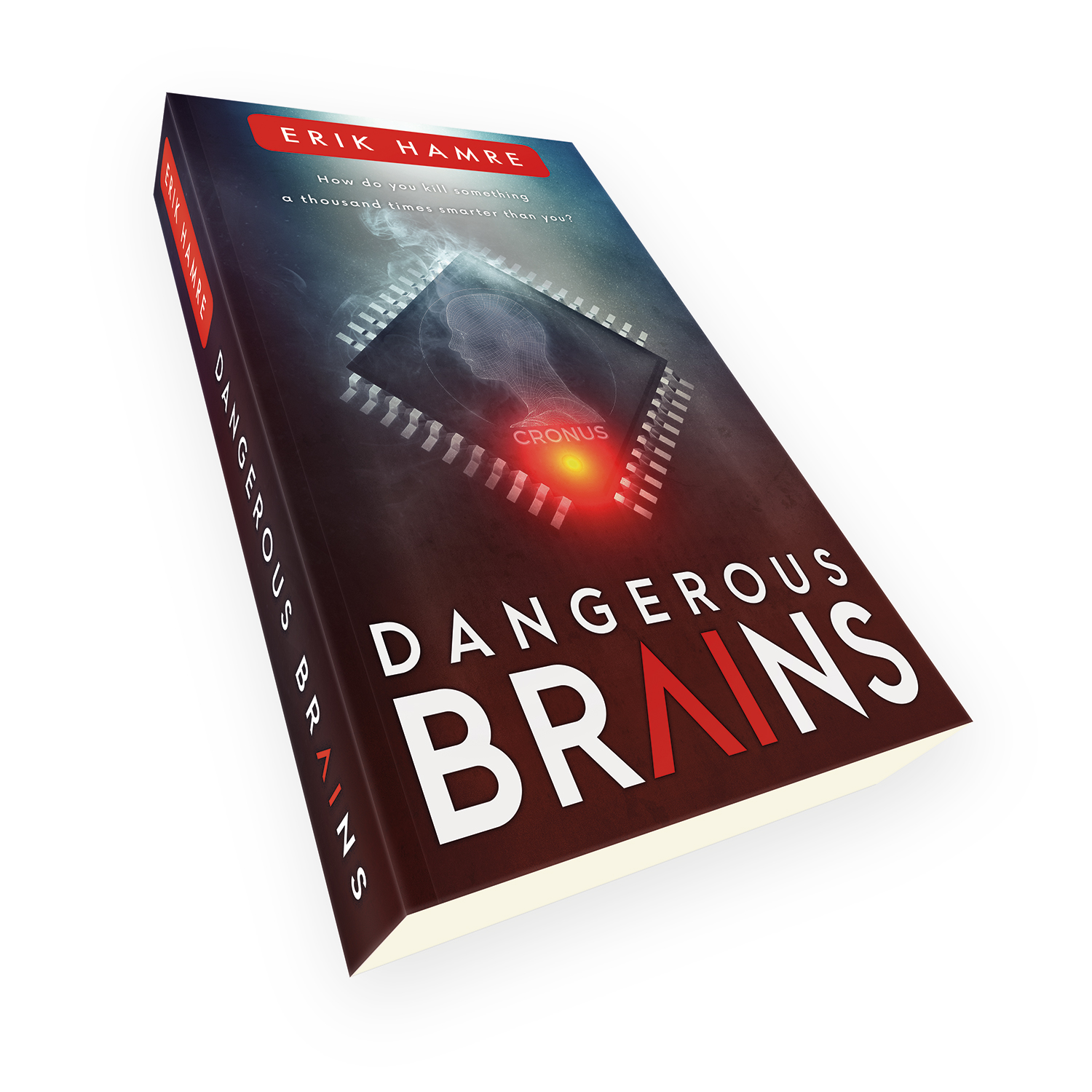'Dangerous Brains' is a stylish military scifi cyber thriller, by Erik Hamre. The book cover was designed by Mark Thomas, of coverness.com. To find out more about my book design services, please visit www.coverness.com.