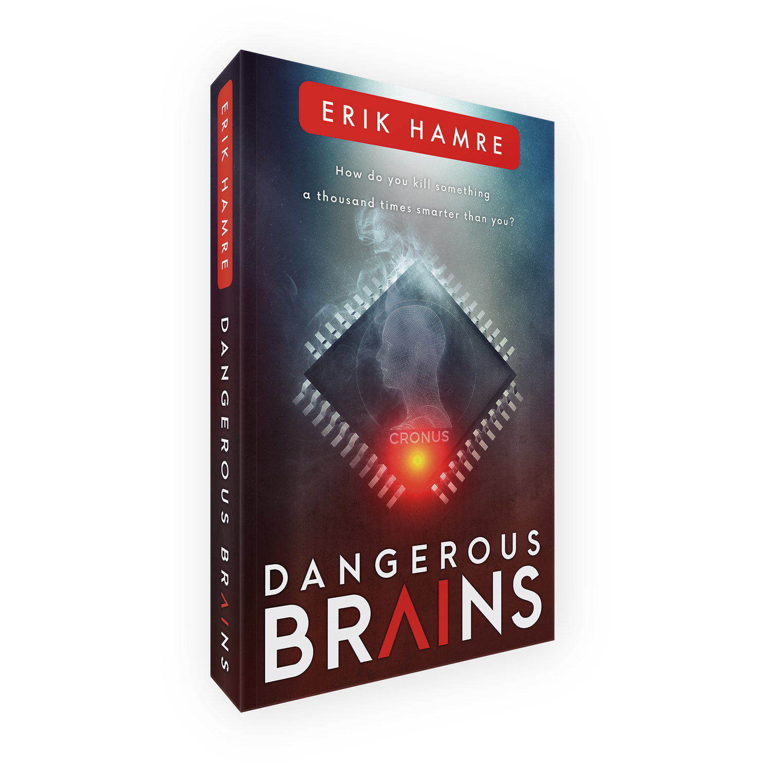 'Dangerous Brains' is a stylish military scifi cyber thriller, by Erik Hamre. The book cover was designed by Mark Thomas, of coverness.com. To find out more about my book design services, please visit www.coverness.com.