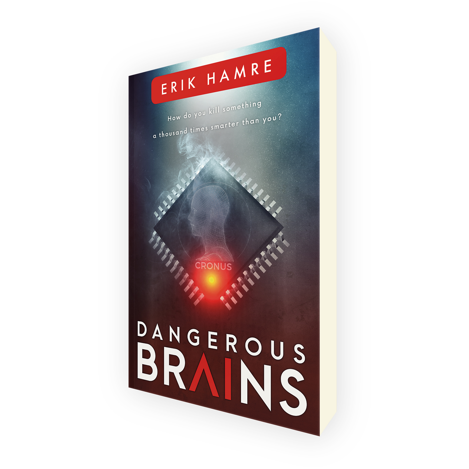 'Dangerous Brains' is a stylish military scifi cyber thriller, by Erik Hamre. The book cover was designed by Mark Thomas, of coverness.com. To find out more about my book design services, please visit www.coverness.com.