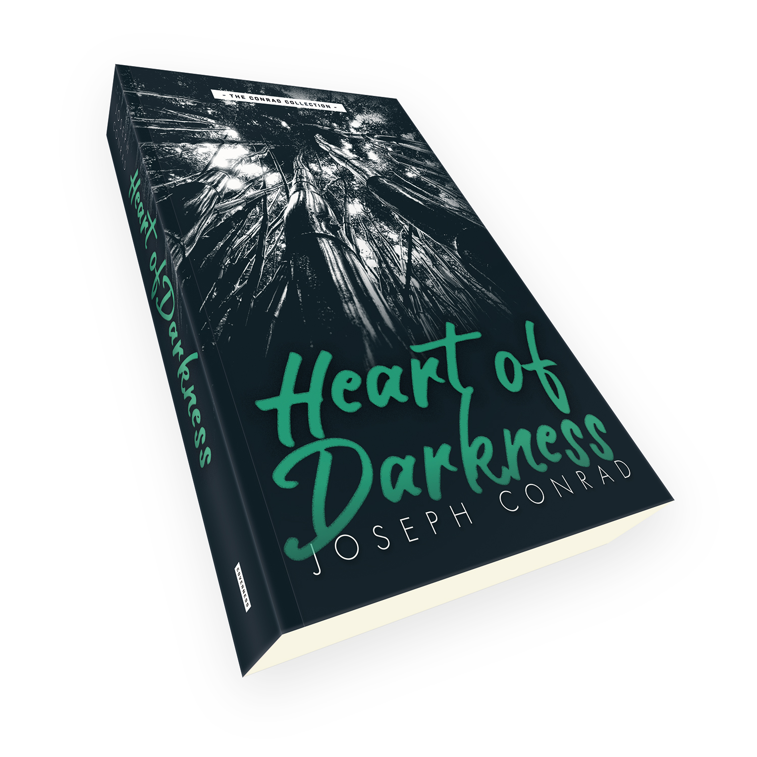 'Heart of Darkness' is a bespoke cover design for the classic novel by Joseph Conrad. The book cover was designed by Mark Thomas, of coverness.com. To find out more about my book design services, please visit www.coverness.com.