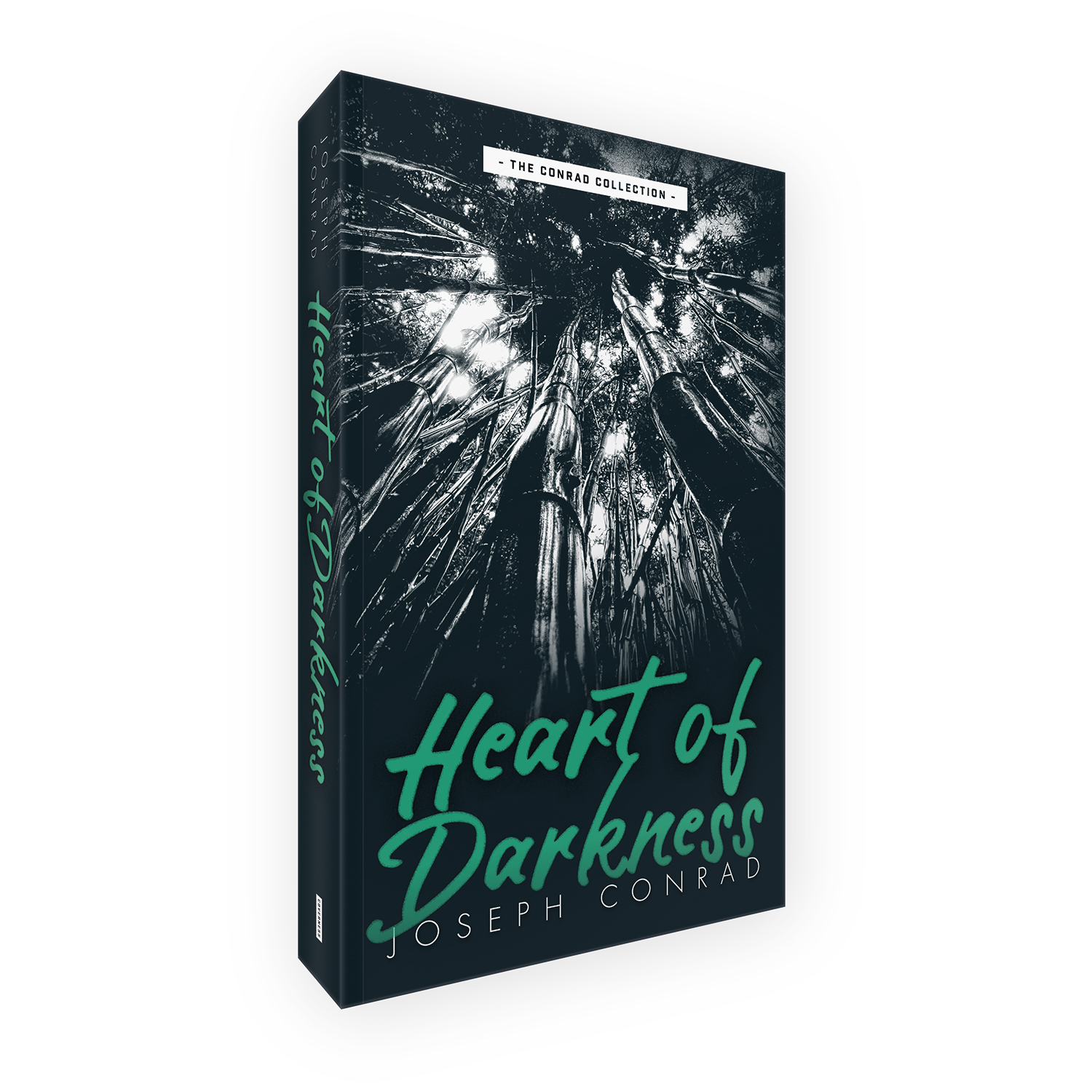 'Heart of Darkness' is a bespoke cover design for the classic novel by Joseph Conrad. The book cover was designed by Mark Thomas, of coverness.com. To find out more about my book design services, please visit www.coverness.com.