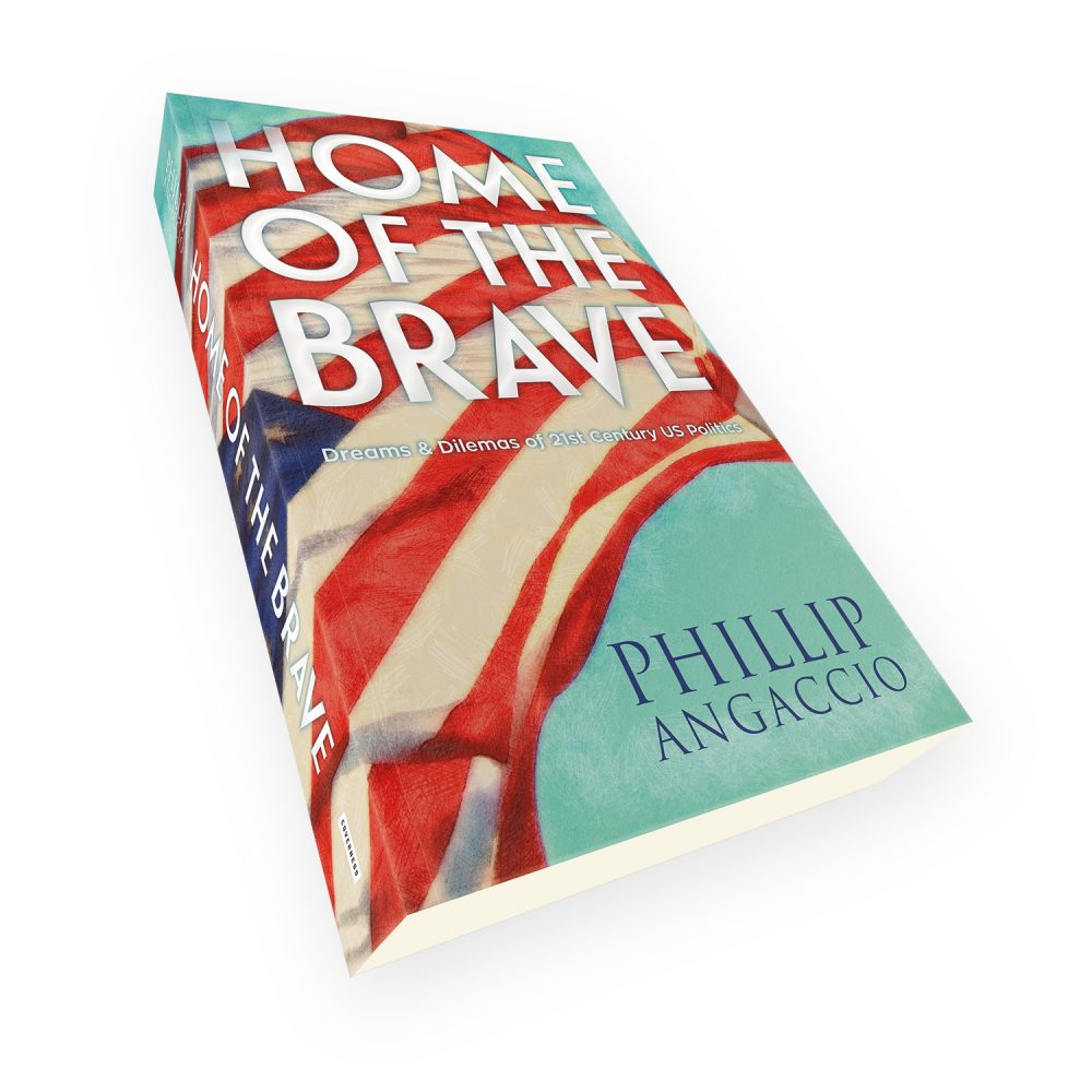 Home of the Brave a bespoke book cover design by Mark Thomas