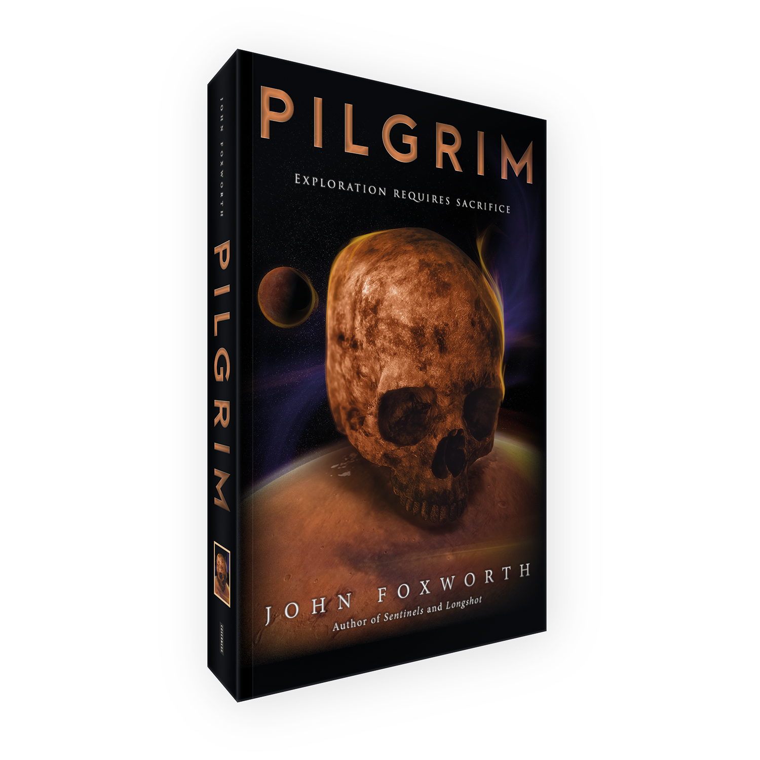 'Pilgrim' is a bespoke cover design for a modern deep-space scifi novel. The book cover was designed by Mark Thomas, of coverness.com. To find out more about my book design services, please visit www.coverness.com.