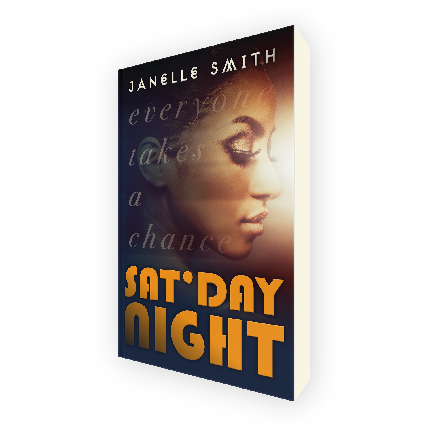 'Sat'Day Night' is a bespoke cover design for a modern dramatic novel. The book cover was designed by Mark Thomas, of coverness.com. To find out more about my book design services, please visit www.coverness.com.