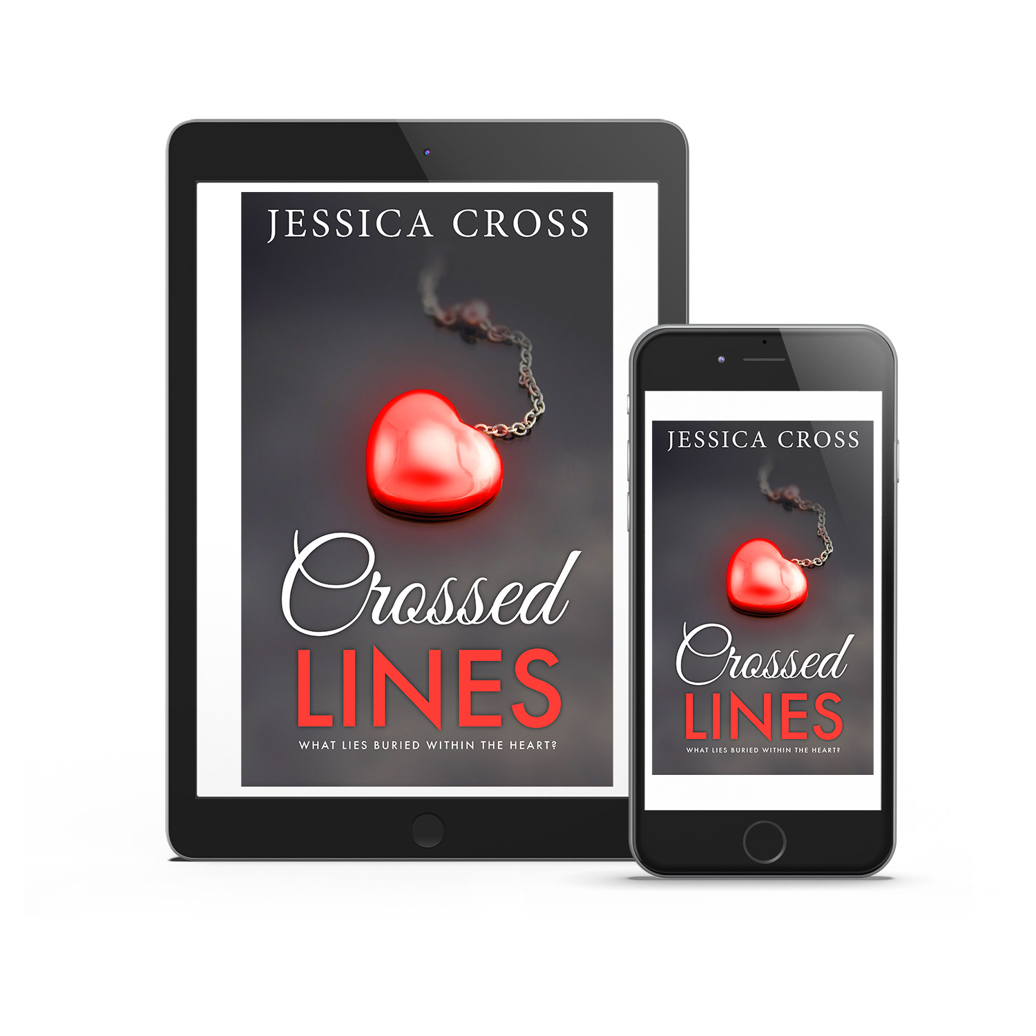 'Crossed Lines' is a dramatically sexy fiction, by Jessica Cross. The book cover and interior were designed by Mark Thomas, of coverness.com. To find out more about my book design services, please visit www.coverness.com.