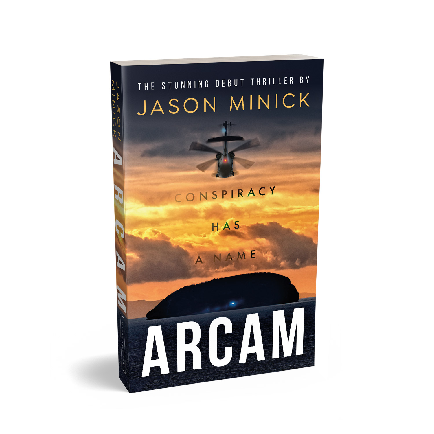 'ARCAM' is a mystery thriller on an epic scale, by Jason Minick. The book cover and interior were designed by Mark Thomas, of coverness.com. To find out more about my book design services, please visit www.coverness.com.