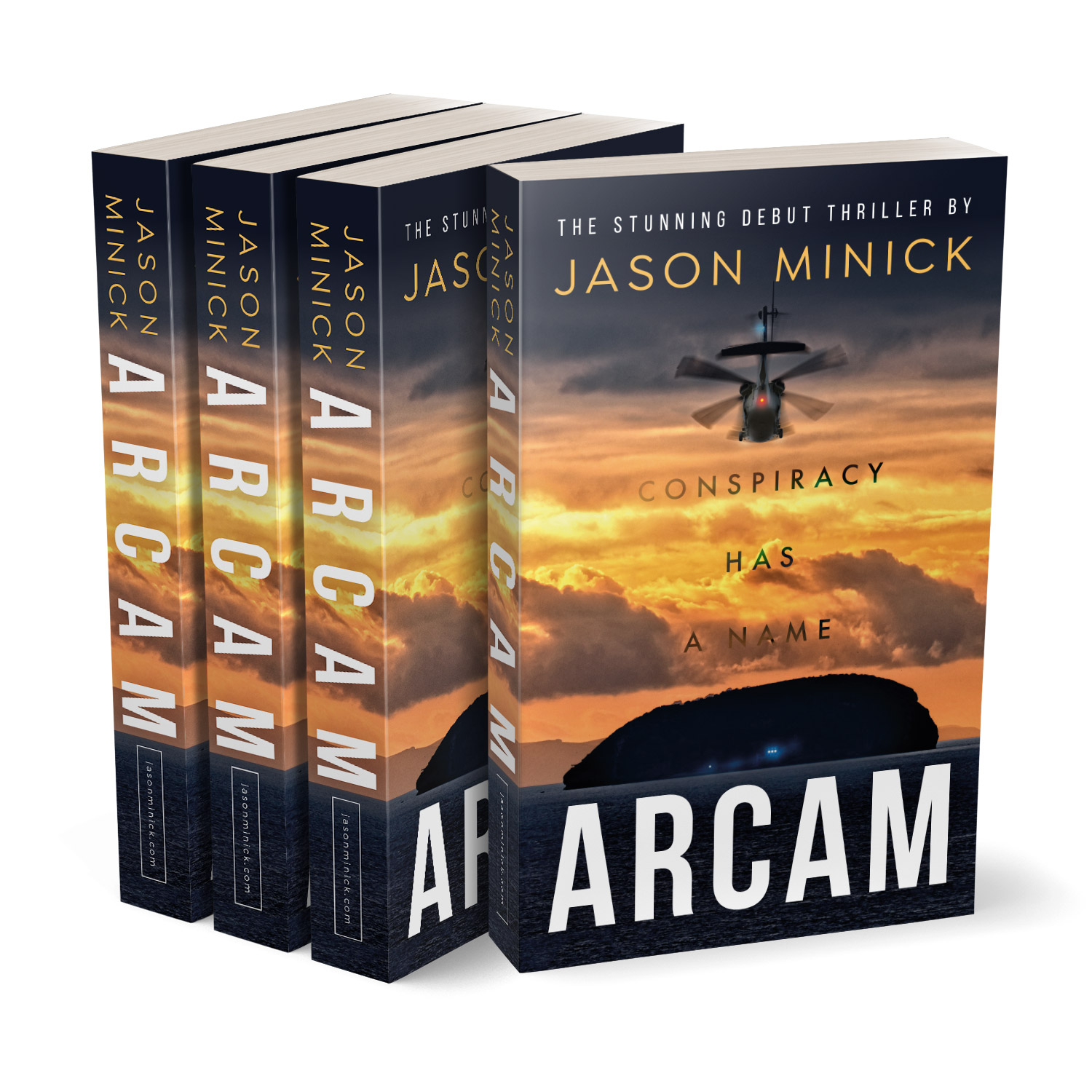 'ARCAM' is a mystery thriller on an epic scale, by Jason Minick. The book cover and interior were designed by Mark Thomas, of coverness.com. To find out more about my book design services, please visit www.coverness.com.