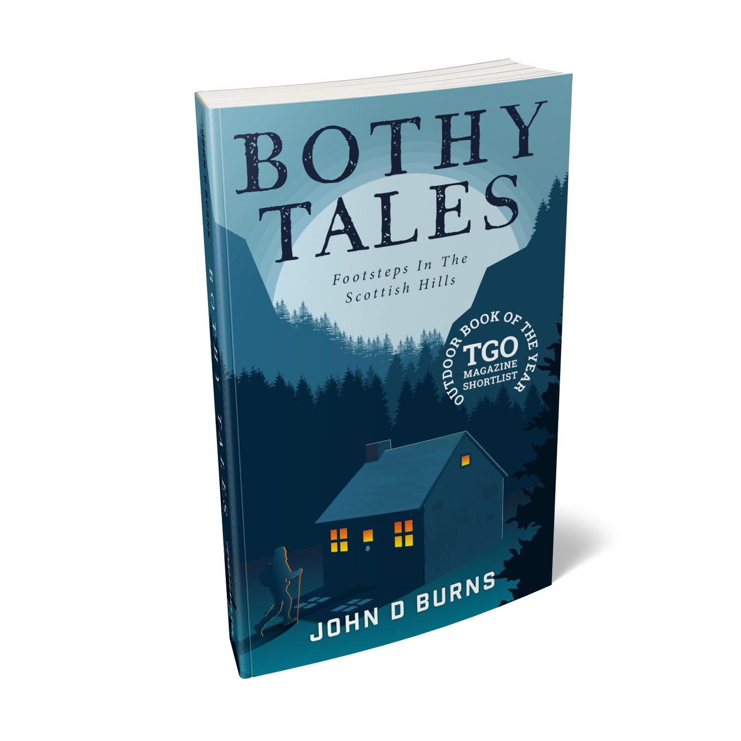 'Bothy Tales' is a bespoke cover design for a personal, retrospective hillwalking memoir. The book cover was designed by Mark Thomas, of coverness.com. To find out more about my book design services, please visit www.coverness.com.