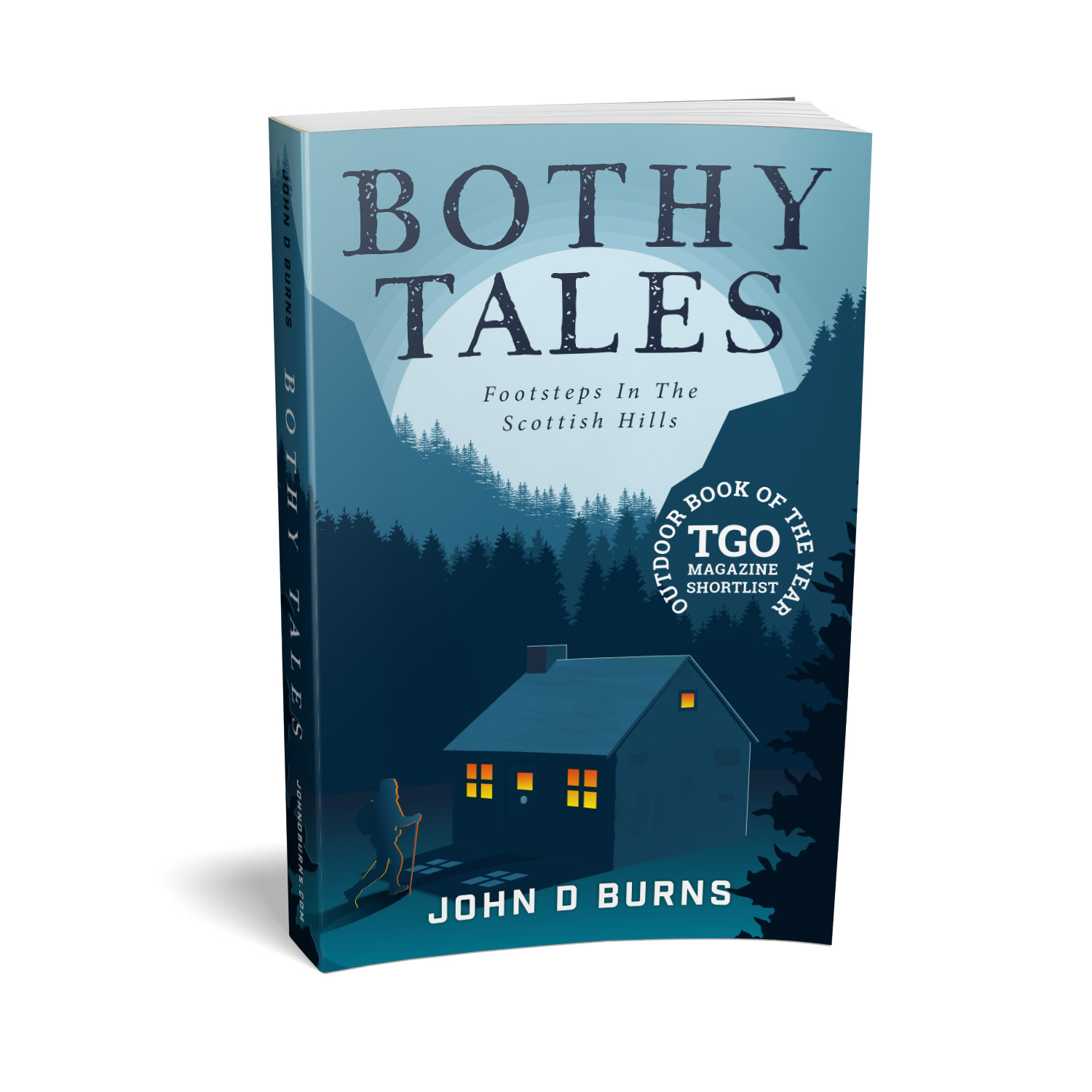 'Bothy Tales' is a bespoke cover design for a personal, retrospective hillwalking memoir. The book cover was designed by Mark Thomas, of coverness.com. To find out more about my book design services, please visit www.coverness.com.