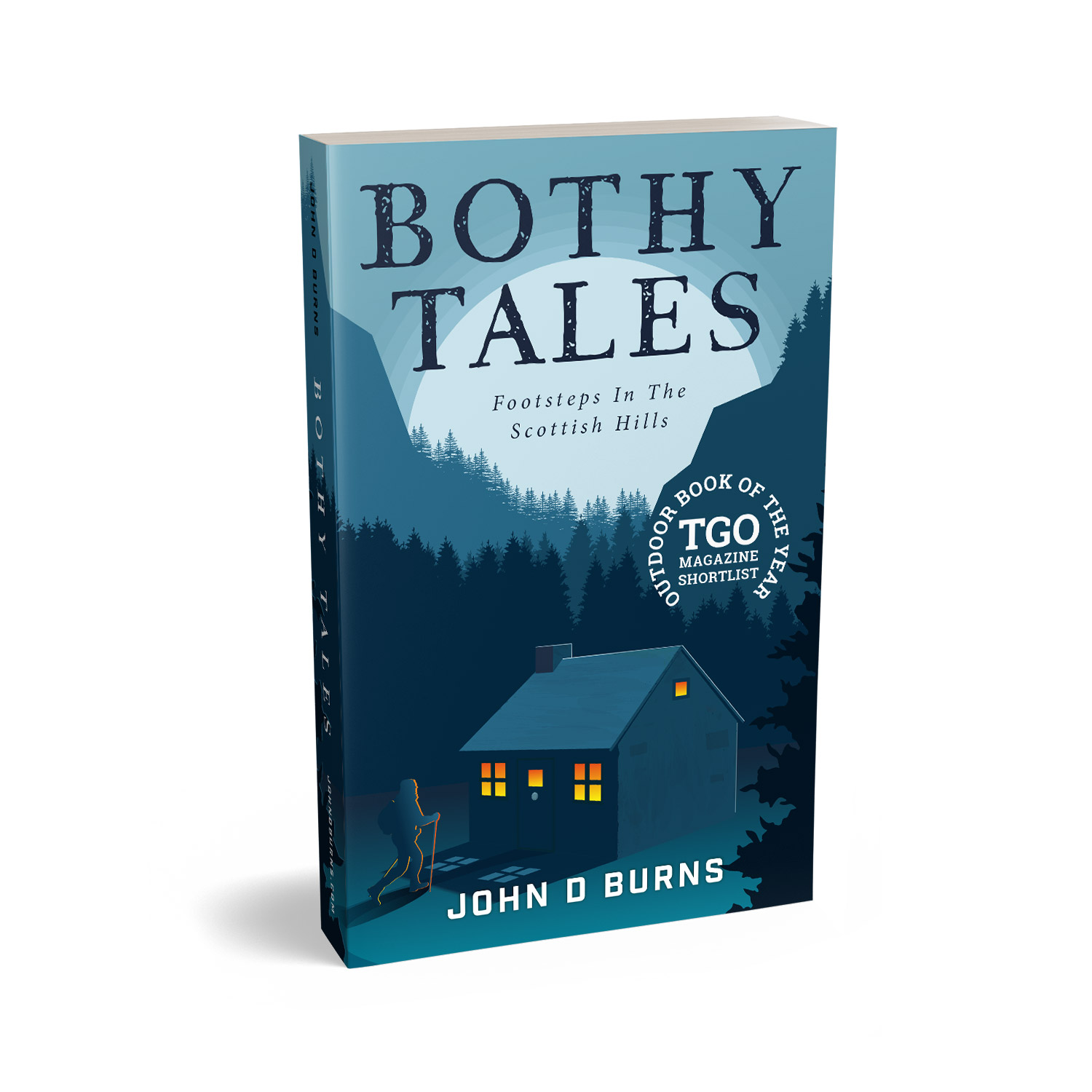 'Bothy Tales' is a bespoke cover design for a personal, retrospective hillwalking memoir. The book cover was designed by Mark Thomas, of coverness.com. To find out more about my book design services, please visit www.coverness.com.