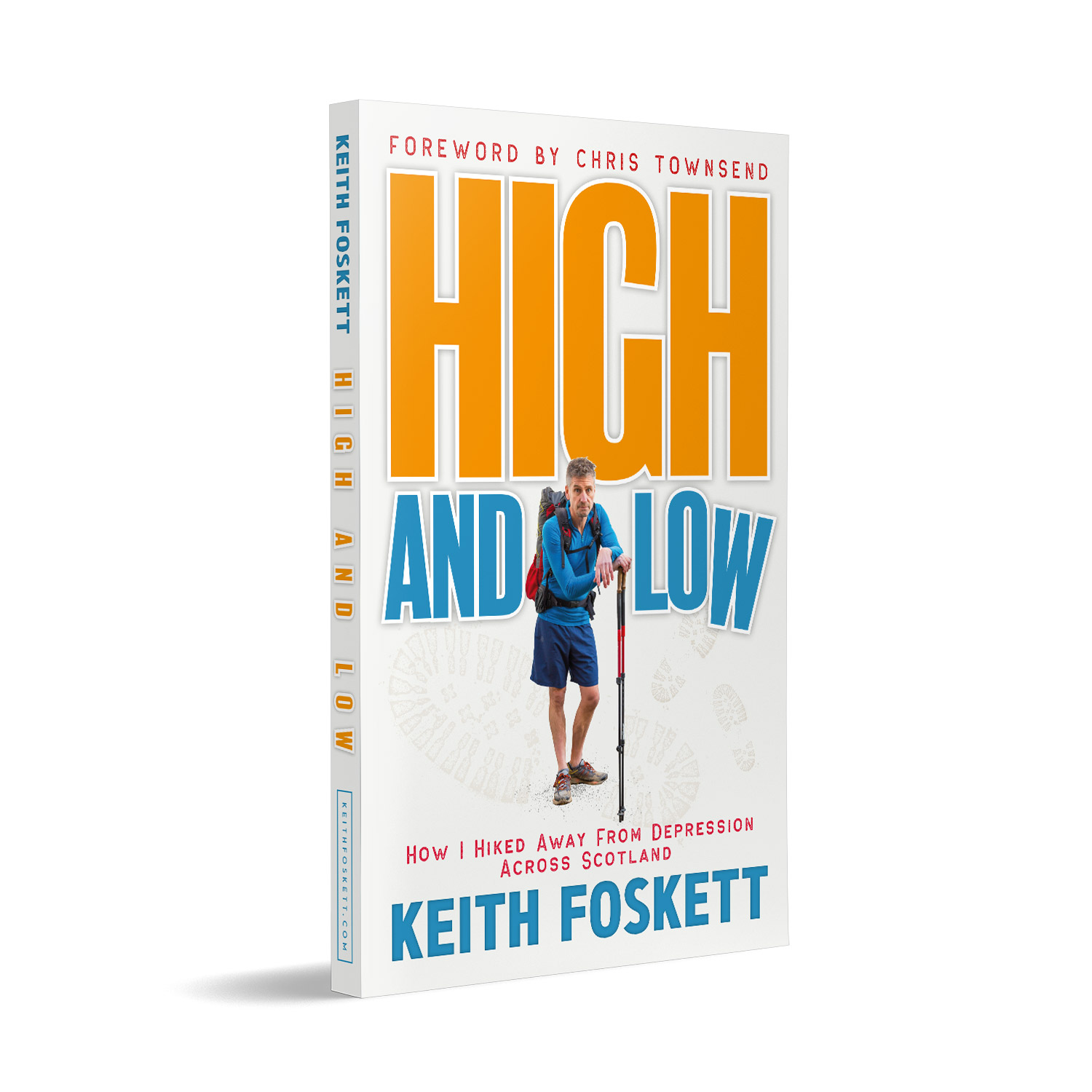 'High and Low' is a humorous and touching walking memoir, by Keith Foskett. The book cover was designed by Mark Thomas, of coverness.com. To find out more about my book design services, please visit www.coverness.com.