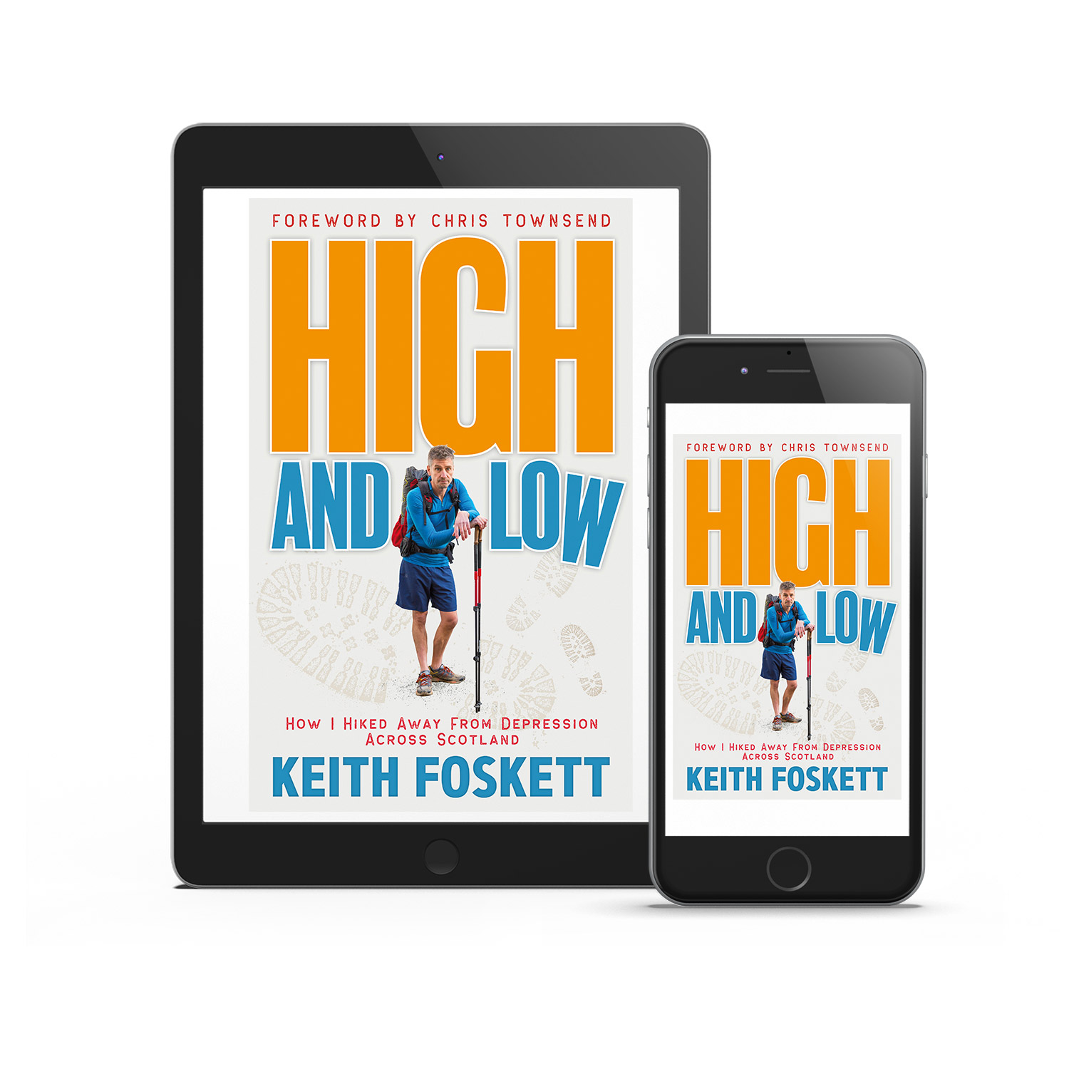 'High and Low' is a humorous and touching walking memoir, by Keith Foskett. The book cover was designed by Mark Thomas, of coverness.com. To find out more about my book design services, please visit www.coverness.com.