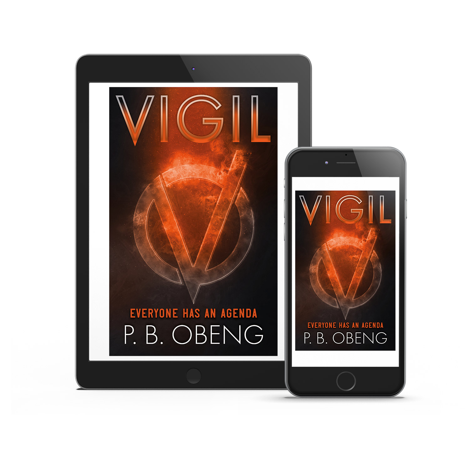 'Vigil' is a superhero-powered sci-fi, by P B Obeng. The book cover and interior were designed by Mark Thomas, of coverness.com. To find out more about my book design services, please visit www.coverness.com.