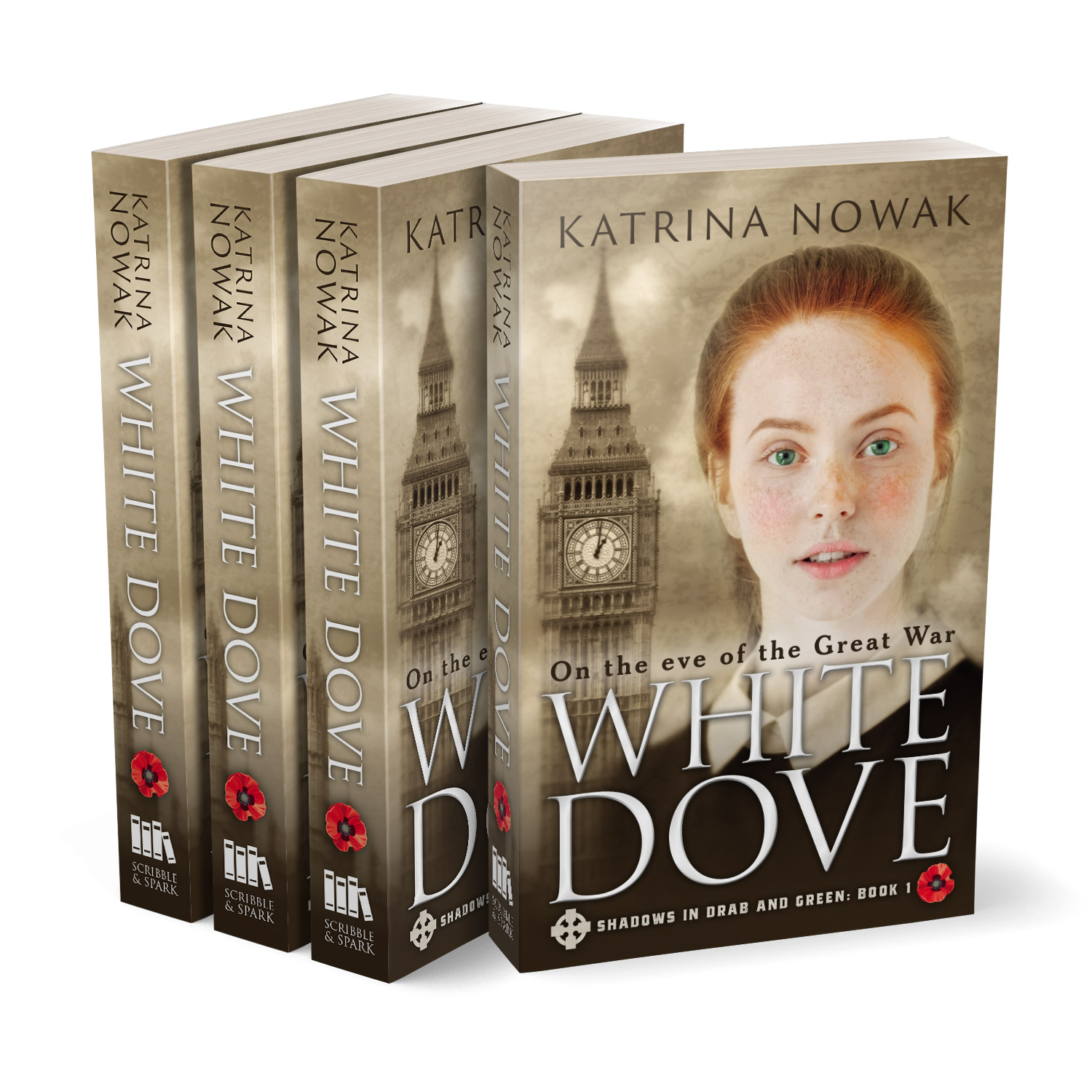 'White Dove' is a sweeping historical novel, set on the eve of WW1, by Katrina Nowak. The book cover and interior were designed by Mark Thomas, of coverness.com. To find out more about my book design services, please visit www.coverness.com.