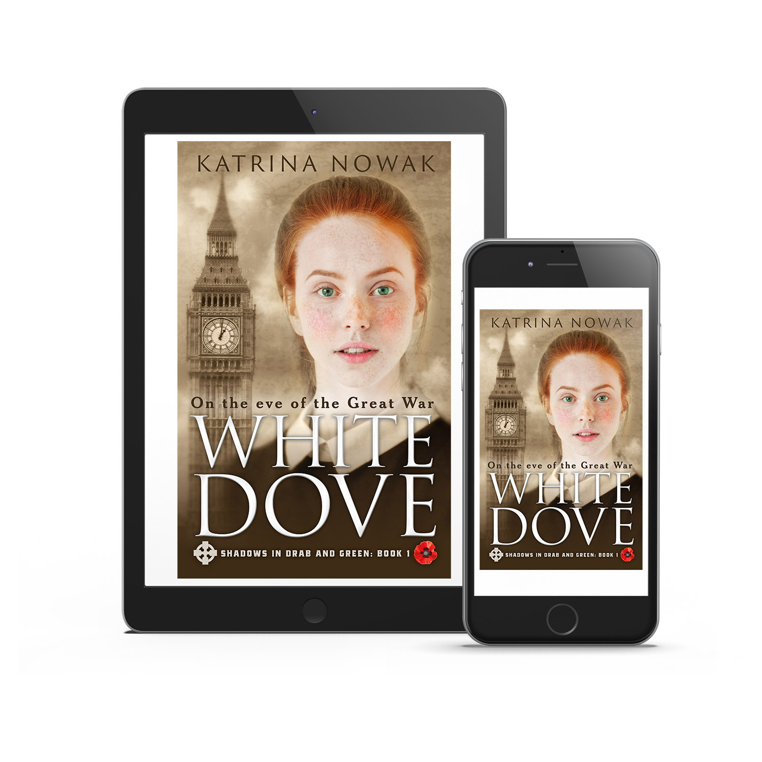 'White Dove' is a sweeping historical novel, set on the eve of WW1, by Katrina Nowak. The book cover and interior were designed by Mark Thomas, of coverness.com. To find out more about my book design services, please visit www.coverness.com.