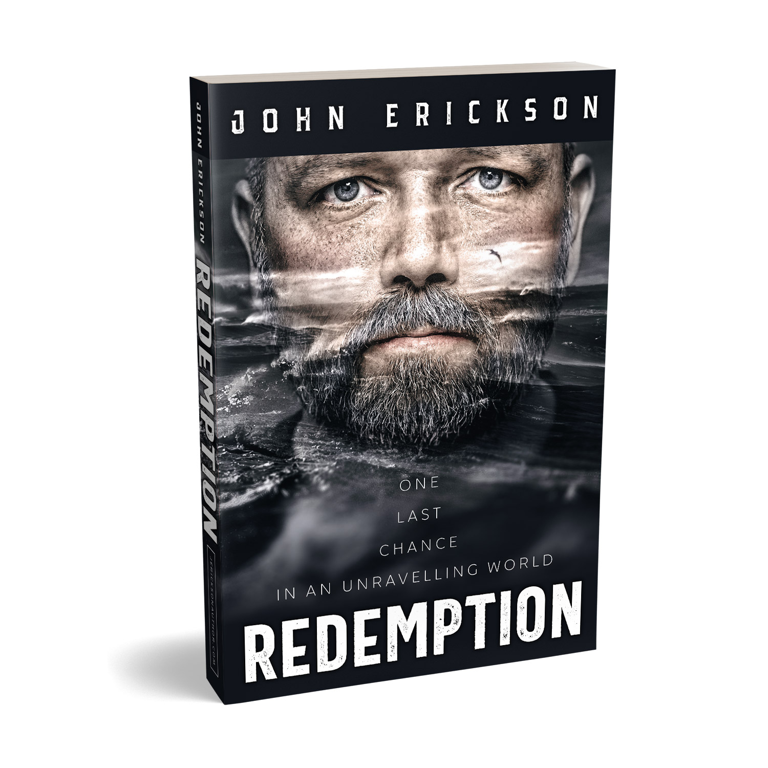 'Redemption' is a unique thriller novel by debut author, John Erickson. The book cover and interior were designed by Mark Thomas, of coverness.com. To find out more about my book design services, please visit www.coverness.com.