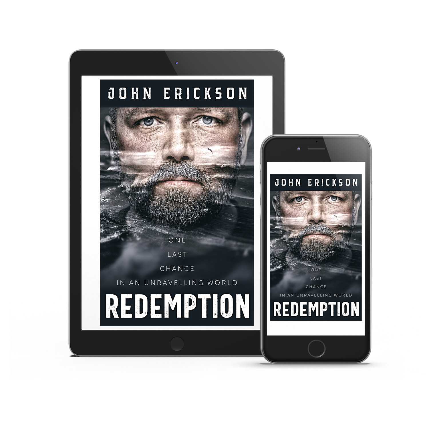 'Redemption' is a unique thriller novel by debut author, John Erickson. The book cover and interior were designed by Mark Thomas, of coverness.com. To find out more about my book design services, please visit www.coverness.com.