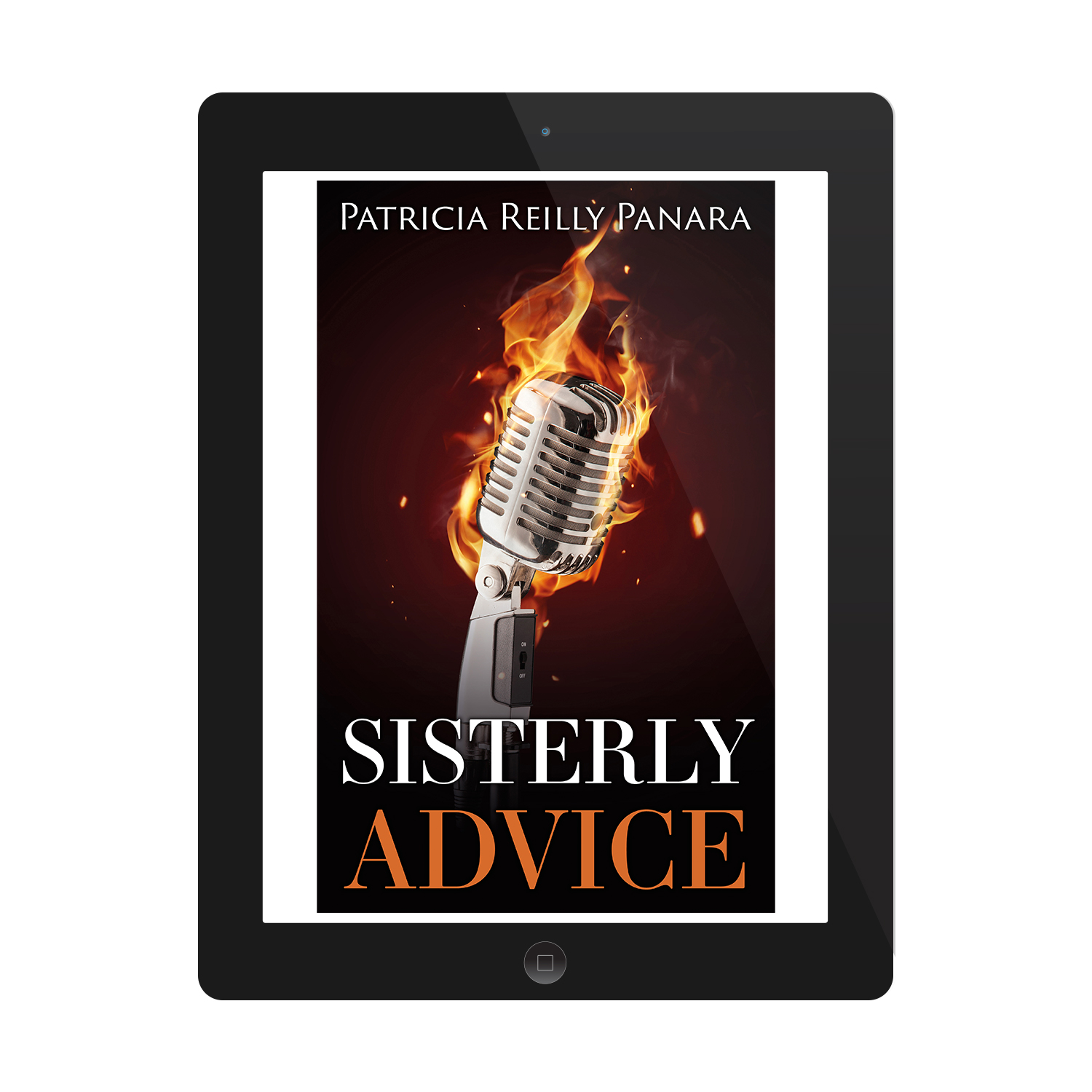 'Sisterly Advice' is the fictional, faith-based story of popular Nun DJ. The author is Patricia Reilly Panara. The book cover and interior were designed by Mark Thomas, of coverness.com. To find out more about my book design services, please visit www.coverness.com.