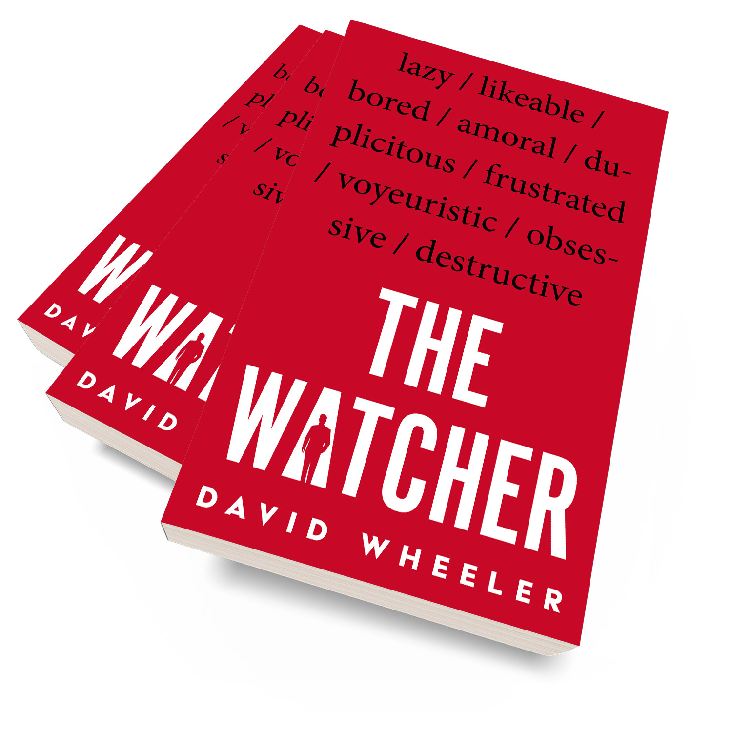 'The Watcher' is a cautionary tale of the perils of voyeurism. The author is David Wheeler. The book cover and interior were designed by Mark Thomas, of coverness.com. To find out more about my book design services, please visit www.coverness.com.