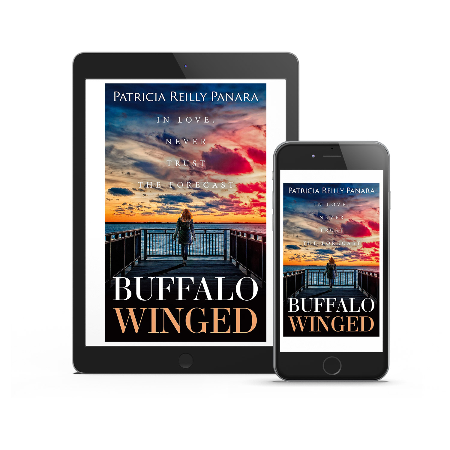 'Buffalo Winged' is a romantic novel, set in upstate New York. The author is Patricia Reilly Panara. The book cover and interior were designed by Mark Thomas, of coverness.com. To find out more about my book design services, please visit www.coverness.com.