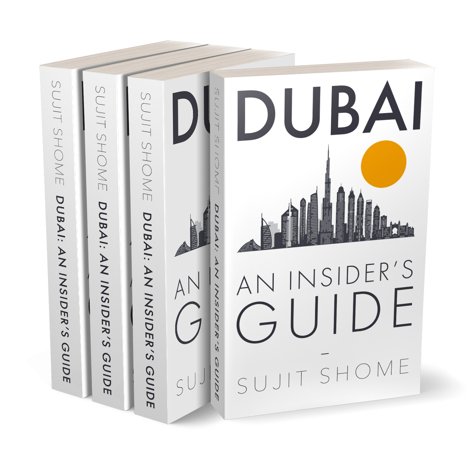 'Dubai: An Insider's Guide' is an informed review to one of the busiest cities in the Middle East. The author is Sujit Shome. The book cover and interior were designed by Mark Thomas, of coverness.com. To find out more about my book design services, please visit www.coverness.com.