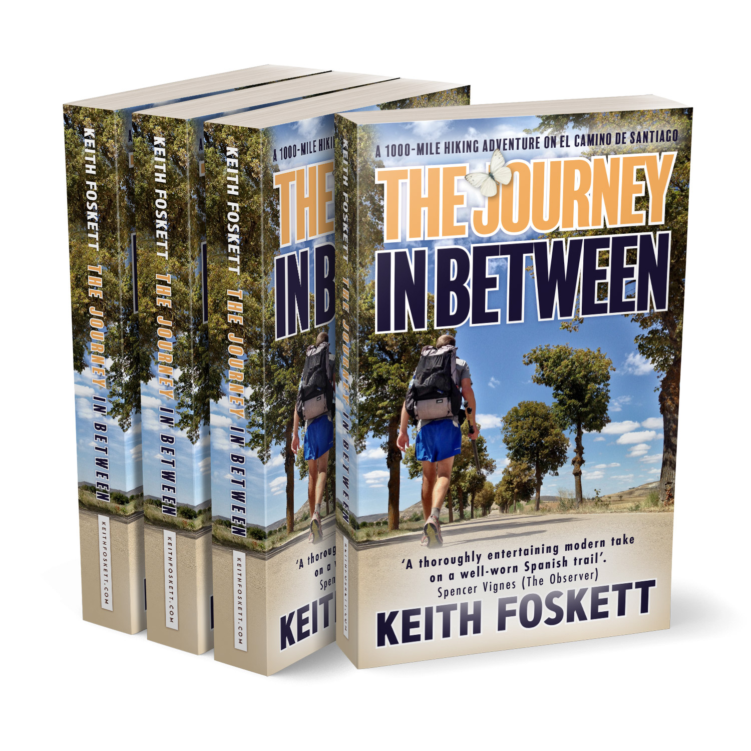 'The Journey In Between' is an excellent hiking memoir, about one man's trek along the El Camino De Santiago. The author is Keith Foskett. The book cover was designed by Mark Thomas, of coverness.com. To find out more about my book design services, please visit www.coverness.com.