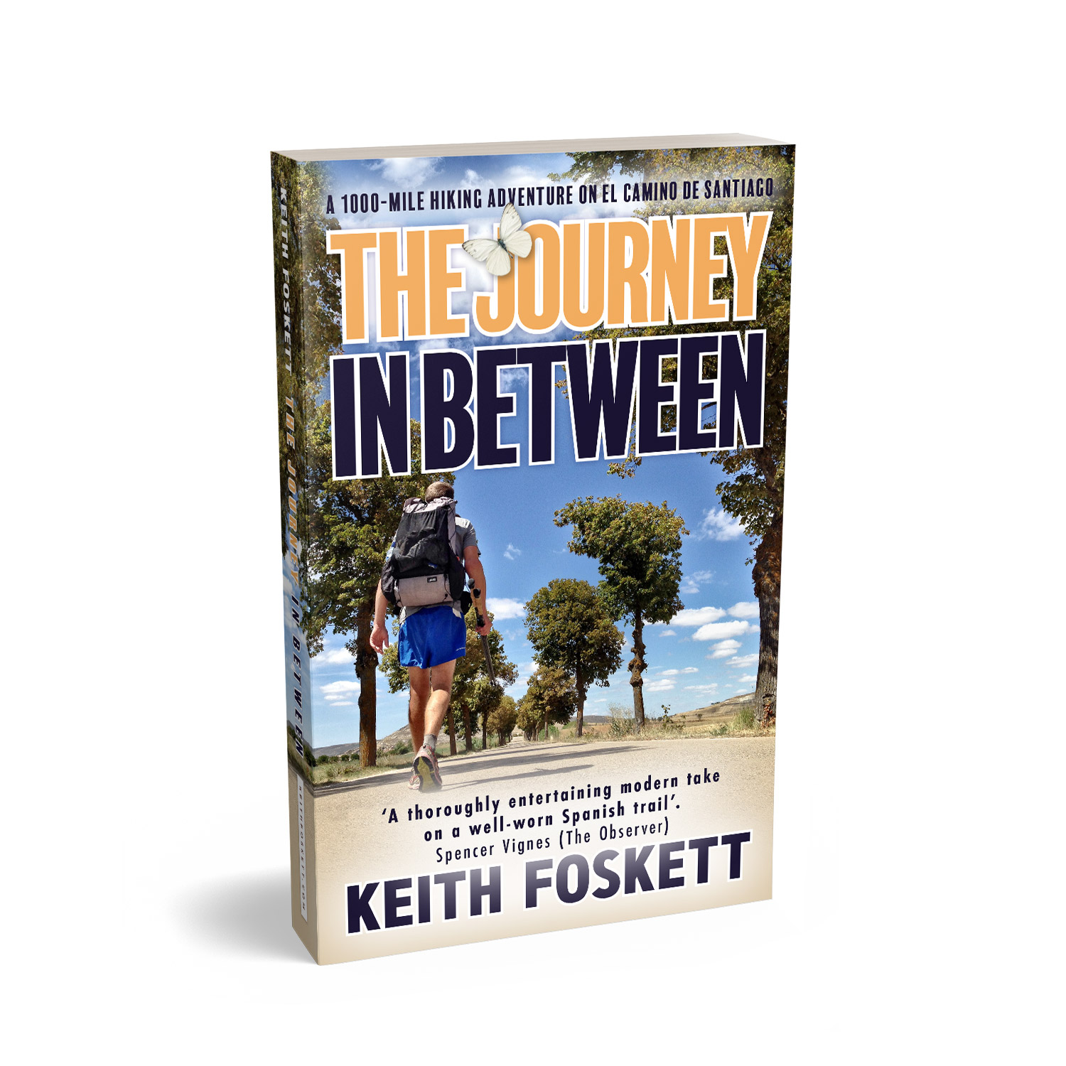 'The Journey In Between' is an excellent hiking memoir, about one man's trek along the El Camino De Santiago. The author is Keith Foskett. The book cover was designed by Mark Thomas, of coverness.com. To find out more about my book design services, please visit www.coverness.com.