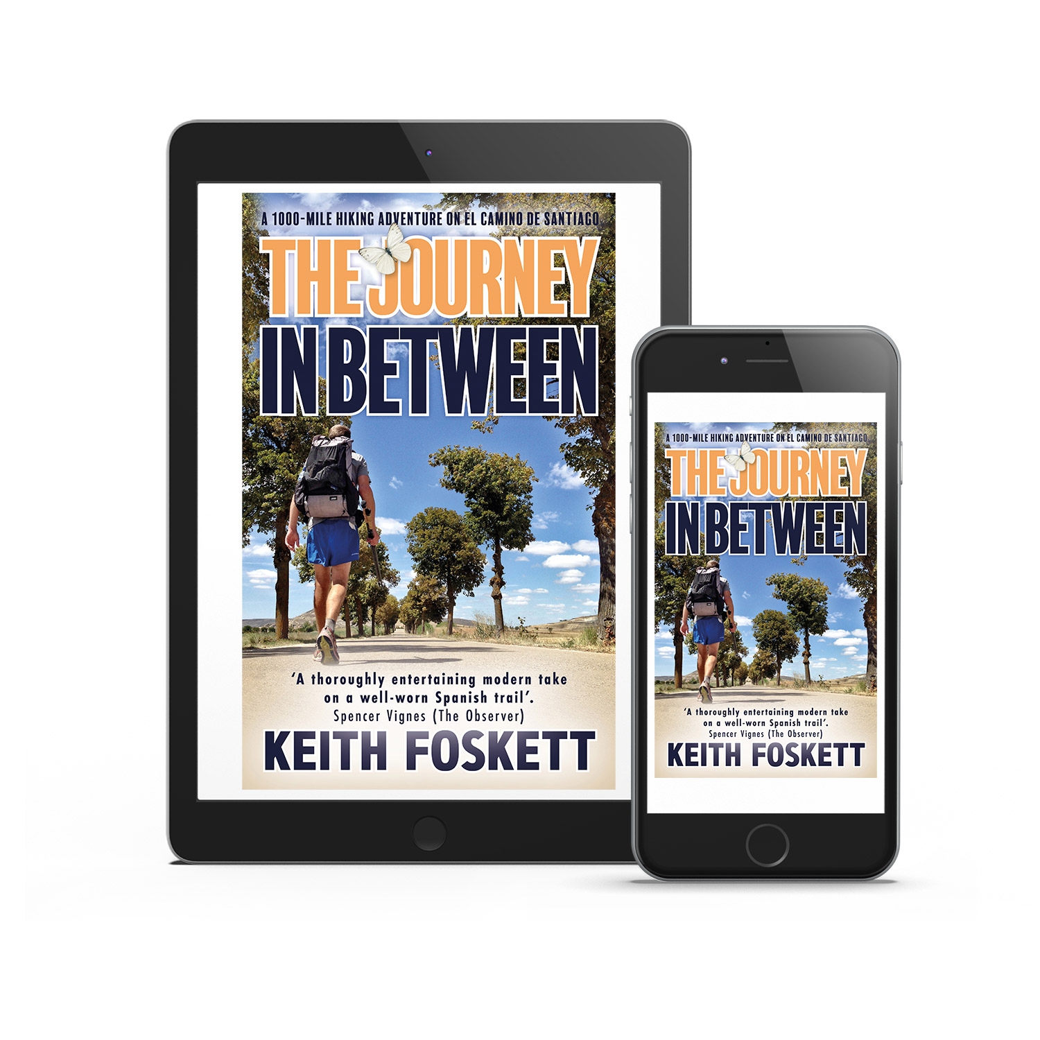 'The Journey In Between' is an excellent hiking memoir, about one man's trek along the El Camino De Santiago. The author is Keith Foskett. The book cover was designed by Mark Thomas, of coverness.com. To find out more about my book design services, please visit www.coverness.com.