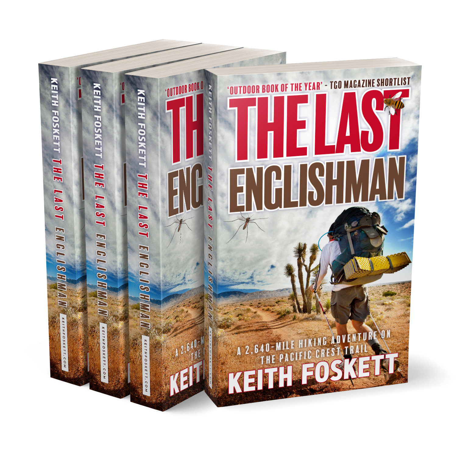 'The Last Englishman' is an excellent humorous walking memoir, about one man's trek along the Pacific Coast Trail. The author is Keith Foskett. The book cover was designed by Mark Thomas, of coverness.com. To find out more about my book design services, please visit www.coverness.com.