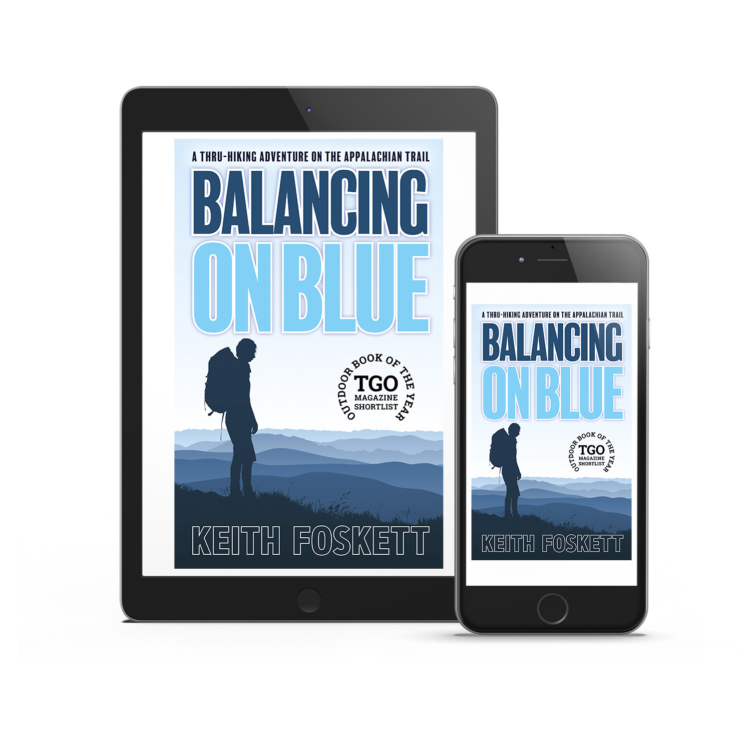 'Balancing On Blue' is an excellent hiking memoir, about one man's thru-hiking adventures in the Appalachians. The author is Keith Foskett. The book cover was designed by Mark Thomas, of coverness.com. To find out more about my book design services, please visit www.coverness.com.