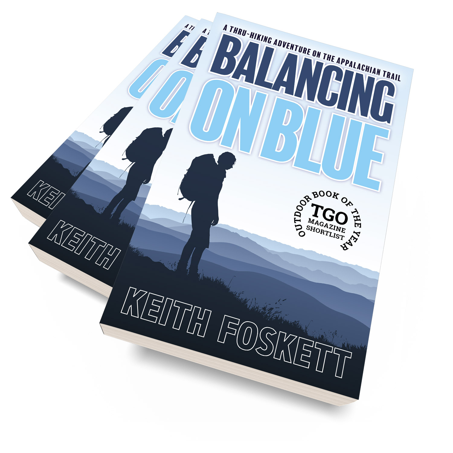 'Balancing On Blue' is an excellent hiking memoir, about one man's thru-hiking adventures in the Appalachians. The author is Keith Foskett. The book cover was designed by Mark Thomas, of coverness.com. To find out more about my book design services, please visit www.coverness.com.