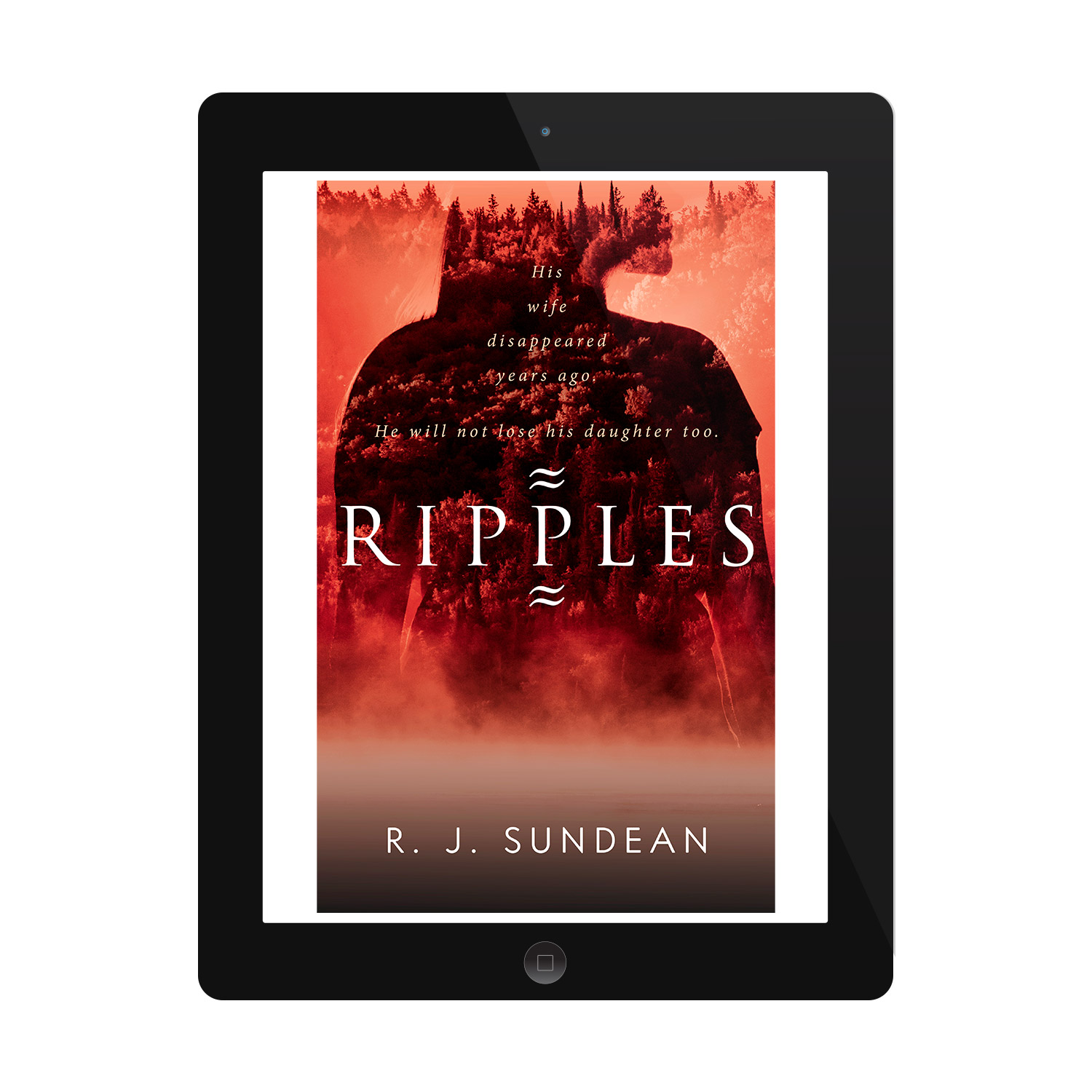 'Ripples' is an atmospheric threat thriller. The author is RJ Sundean. The cover and interior design of the book are by Mark Thomas. To learn more about what Mark could do for your book, please visit coverness.com.