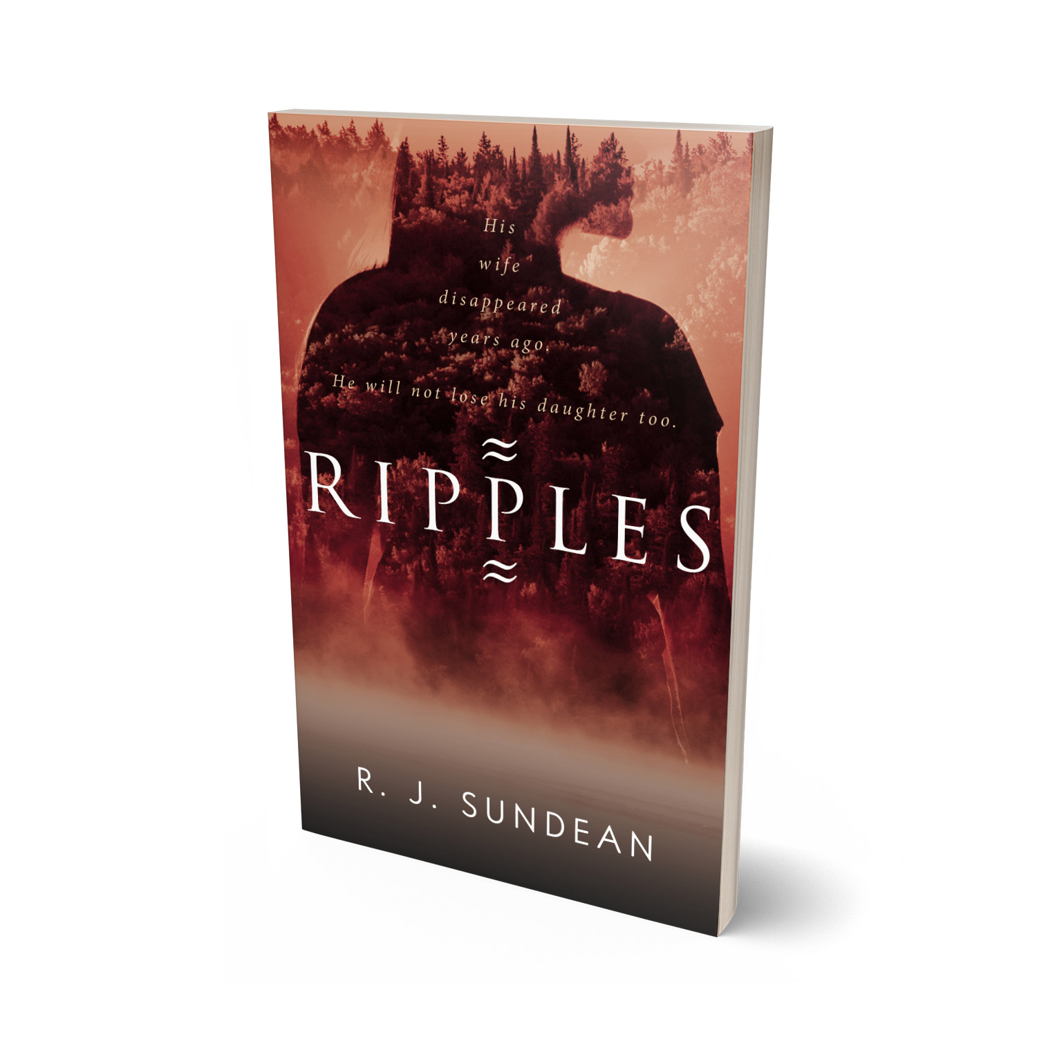 'Ripples' is an atmospheric threat thriller. The author is RJ Sundean. The cover and interior design of the book are by Mark Thomas. To learn more about what Mark could do for your book, please visit coverness.com.