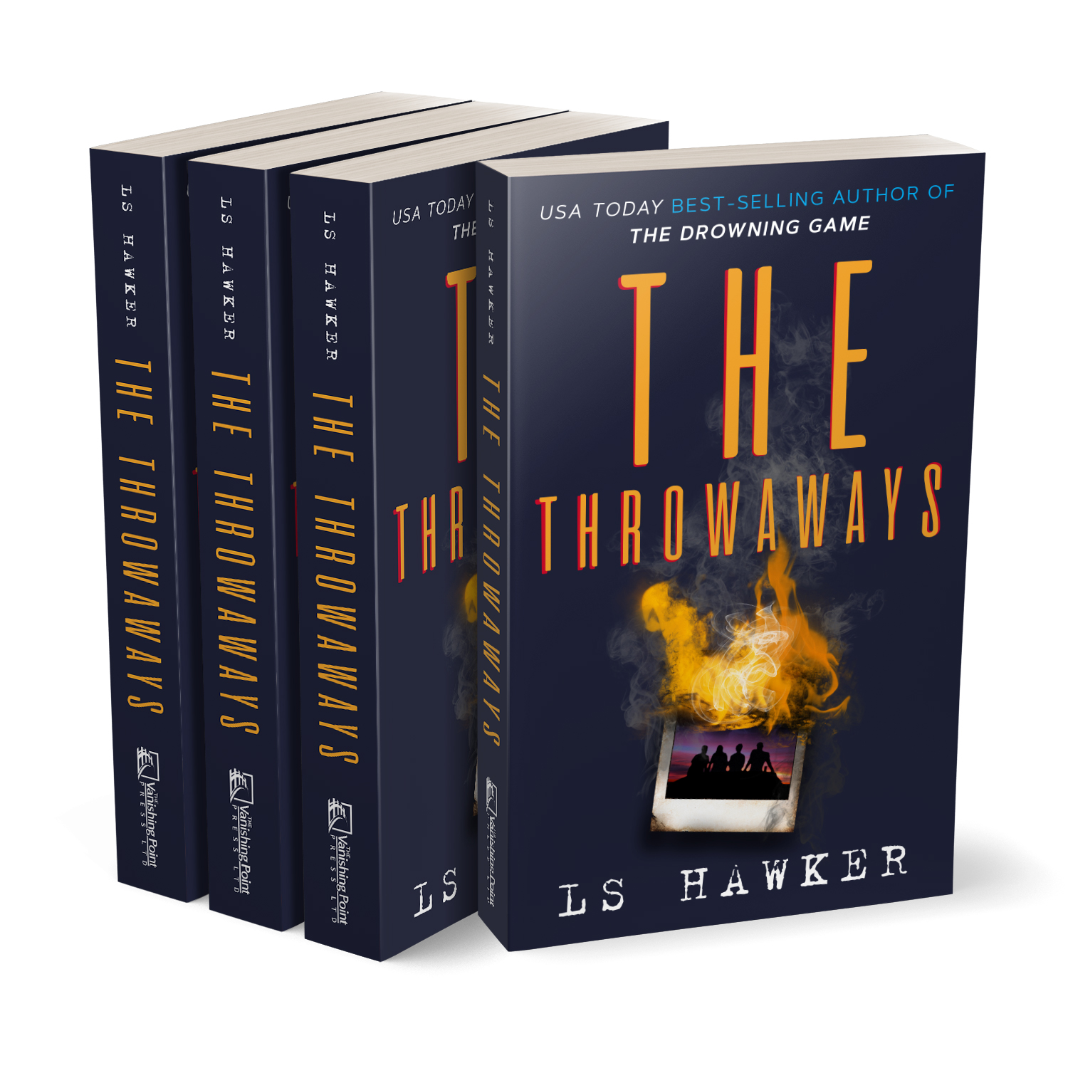 'The Throwaways' is a breakneck, 80s-set conspiracy thriller. The author is LS Hawker. The book cover and interior design are by Mark Thomas. To learn more about what Mark could do for your book, please visit coverness.com.