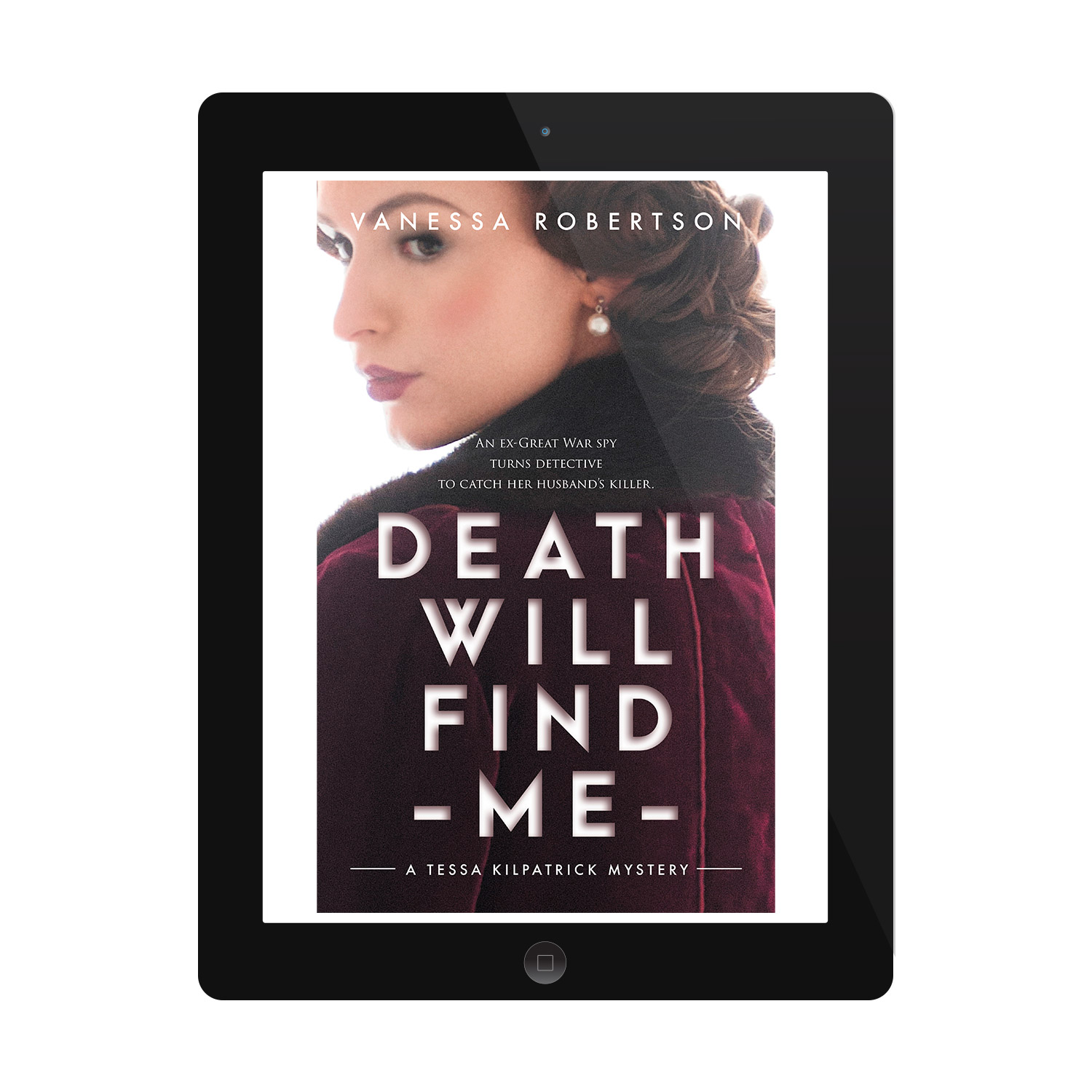 'Death Will Find Me' is a female-centric, between-the-wars mystery thriller. The author is Vanessa Robertson. The book cover design and interior formatting are by Mark Thomas. To learn more about what Mark could do for your book, please visit coverness.com.