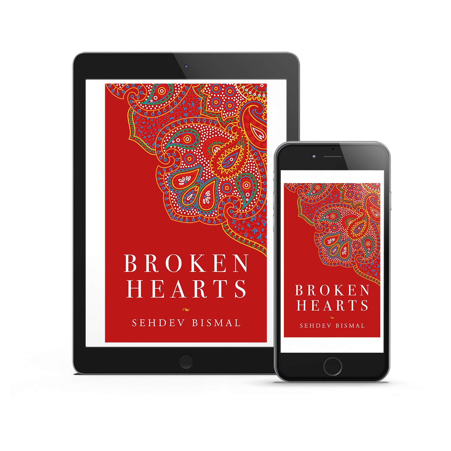 'Broken Hearts' is a heartfelt romantic drama, of love and loss. The author is Sehdev Bismal. The book cover design and interior formatting are by Mark Thomas. To learn more about what Mark could do for your book, please visit coverness.com.