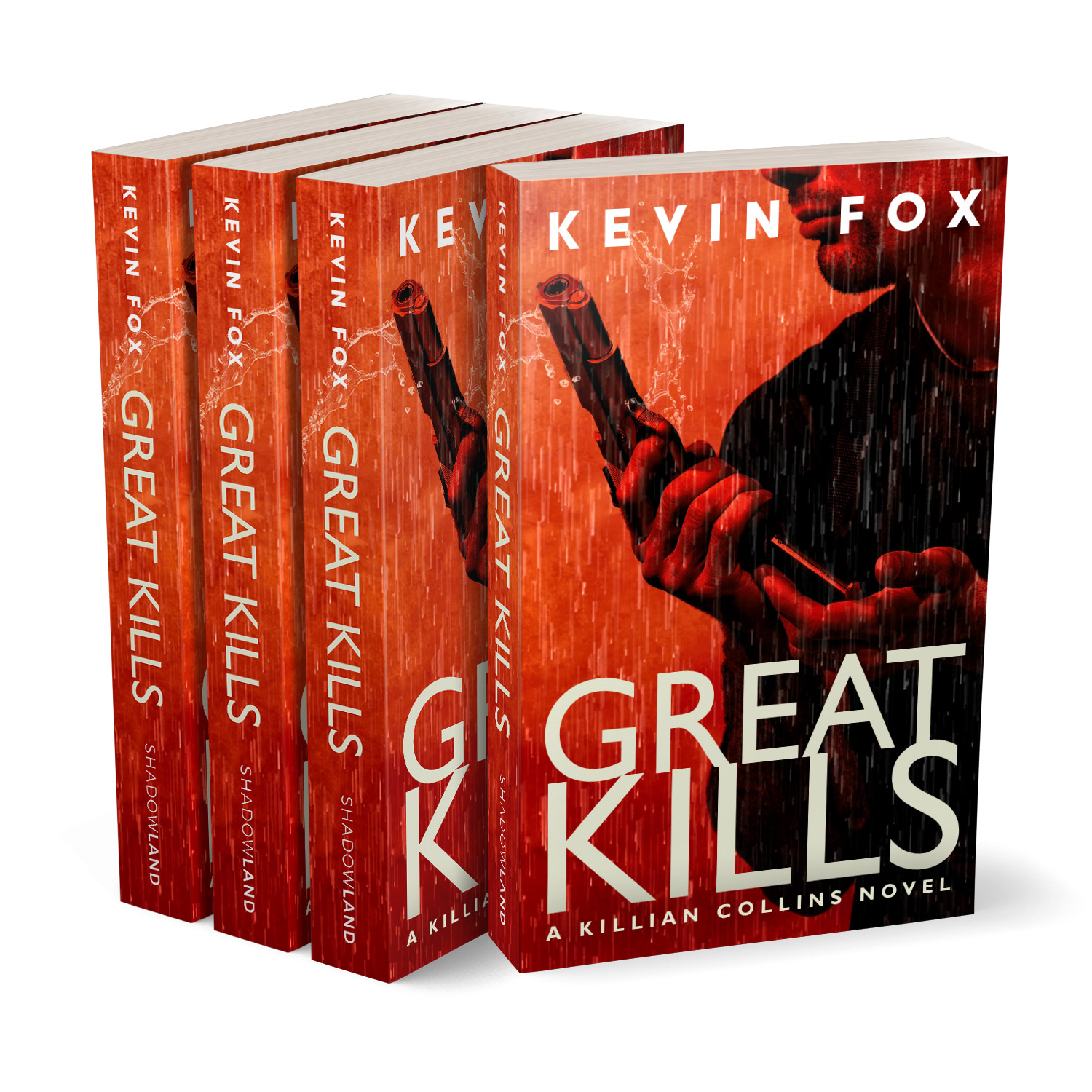 'Great Kills' is a great, gritty, character-led thriller. The author is Kevin Fox. The book cover design and interior formatting are by Mark Thomas. To learn more about what Mark could do for your book, please visit coverness.com.