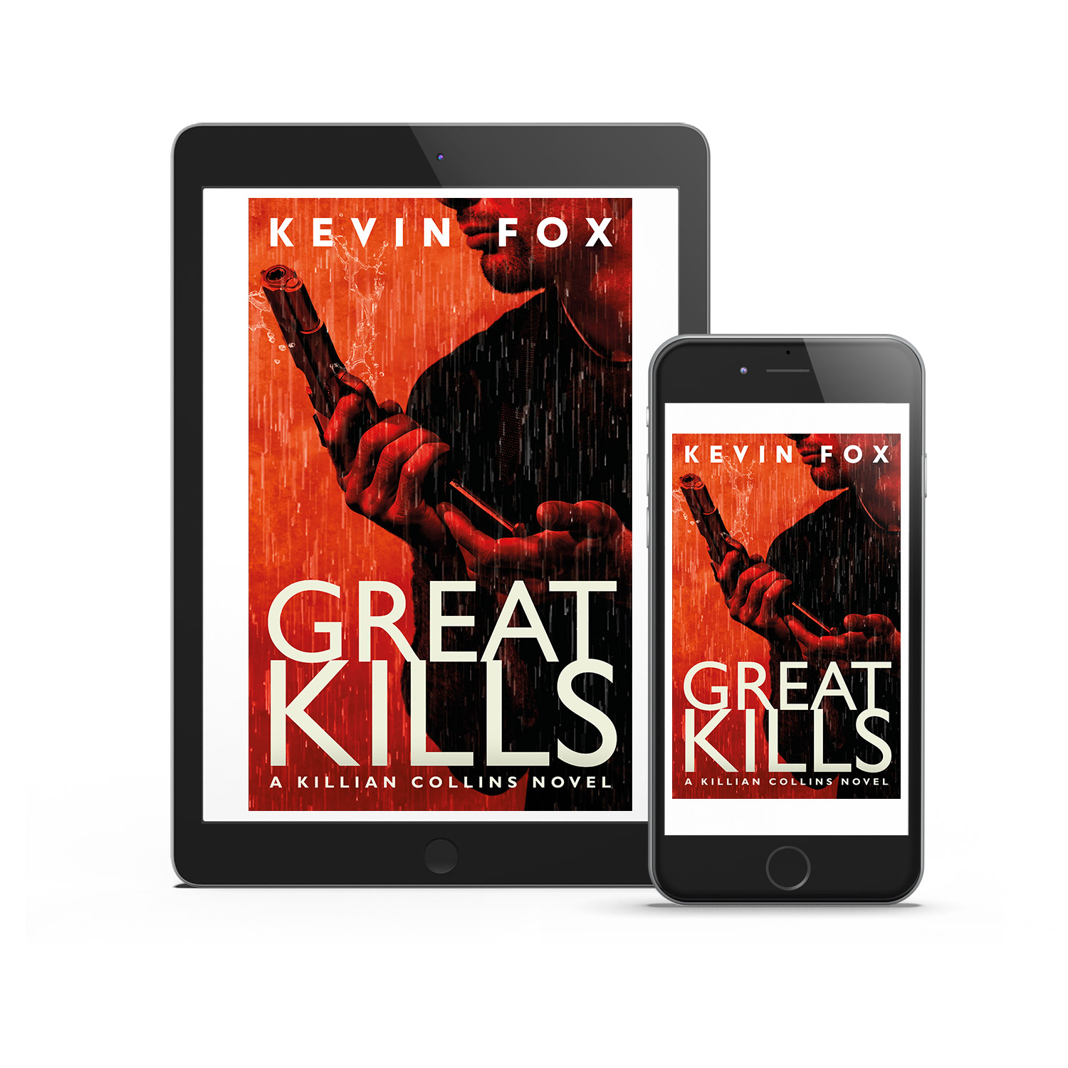 'Great Kills' is a great, gritty, character-led thriller. The author is Kevin Fox. The book cover design and interior formatting are by Mark Thomas. To learn more about what Mark could do for your book, please visit coverness.com.