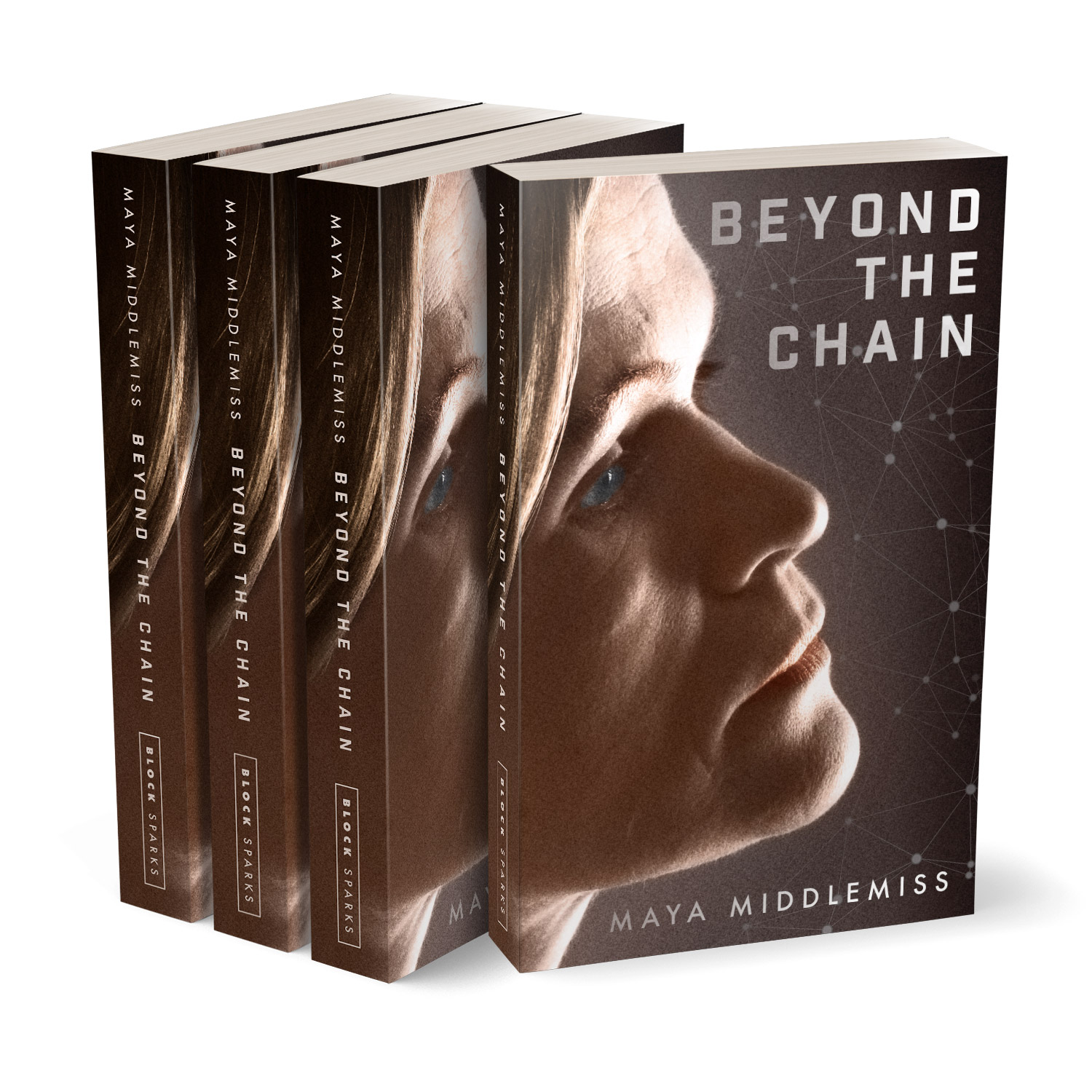 'Beyond The Chain' is a terrific female-led thriller. The author is Maya Middlemiss. The book cover design and interior formatting are by Mark Thomas. To learn more about what Mark could do for your book, please visit coverness.com.