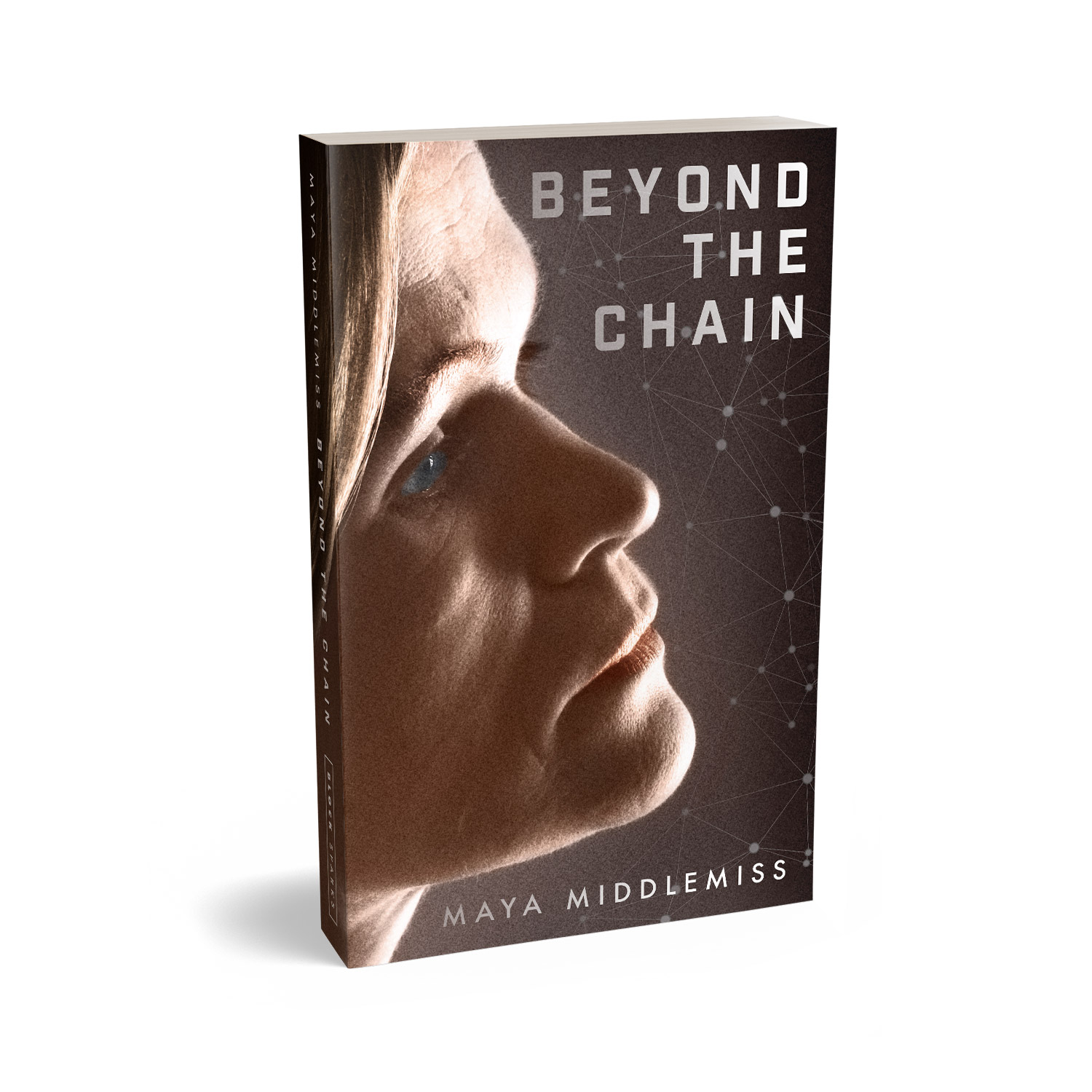 'Beyond The Chain' is a terrific female-led thriller. The author is Maya Middlemiss. The book cover design and interior formatting are by Mark Thomas. To learn more about what Mark could do for your book, please visit coverness.com.