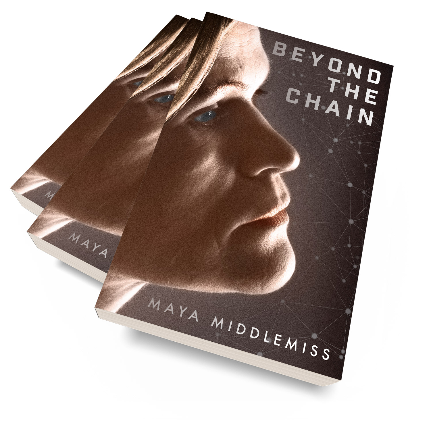 'Beyond The Chain' is a terrific female-led thriller. The author is Maya Middlemiss. The book cover design and interior formatting are by Mark Thomas. To learn more about what Mark could do for your book, please visit coverness.com.