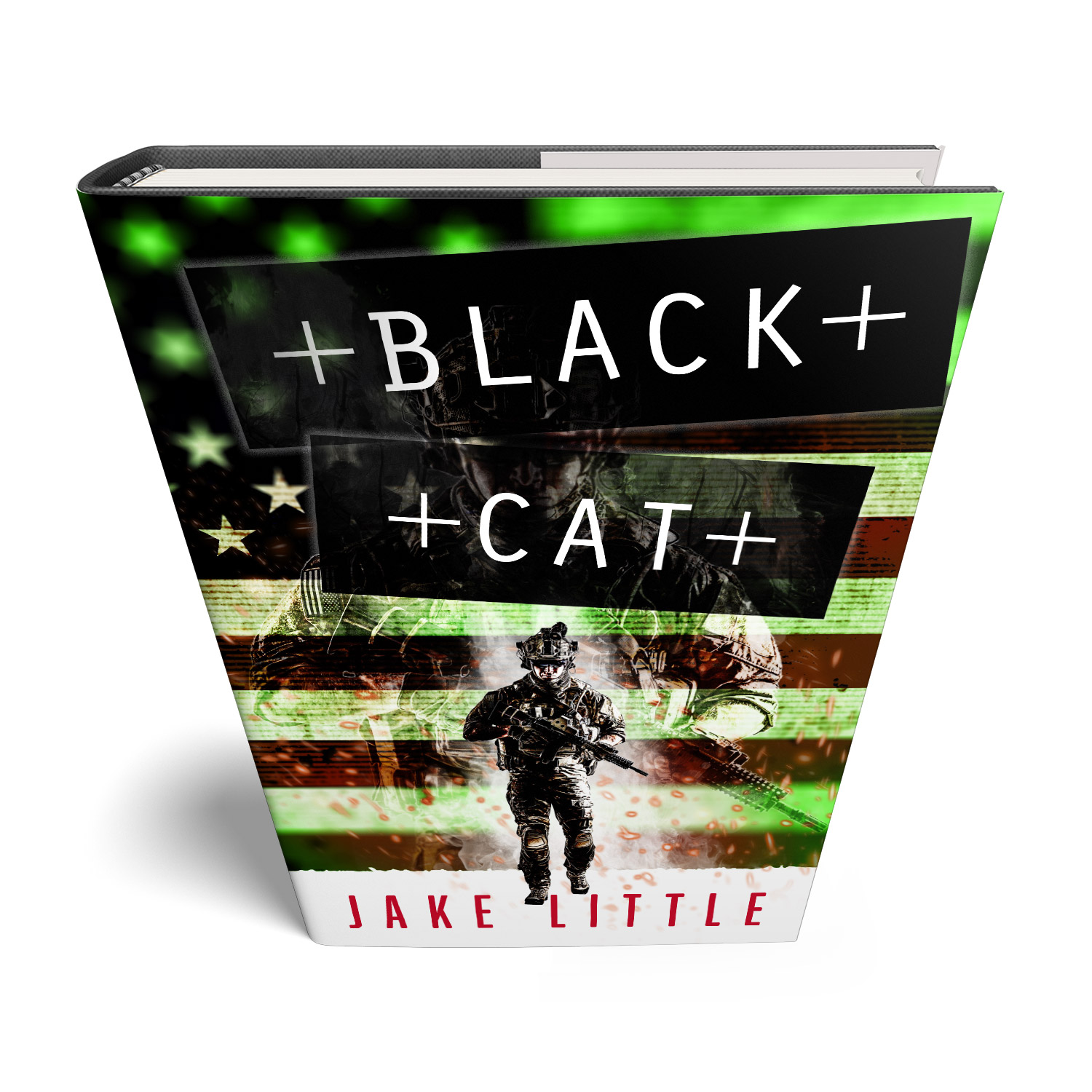 'Black Cat' is a hard-edged, covert ops thriller. The author is Jake Little. The cover design and interior manuscript formatting are by Mark Thomas. Learn what Mark could do for your book by visiting coverness.com.