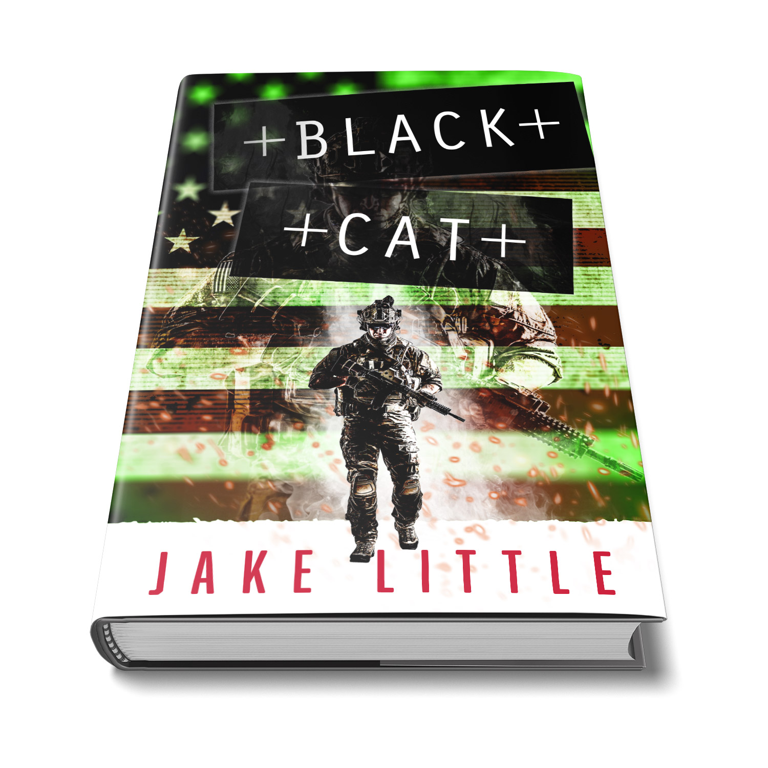 'Black Cat' is a hard-edged, covert ops thriller. The author is Jake Little. The cover design and interior manuscript formatting are by Mark Thomas. Learn what Mark could do for your book by visiting coverness.com.