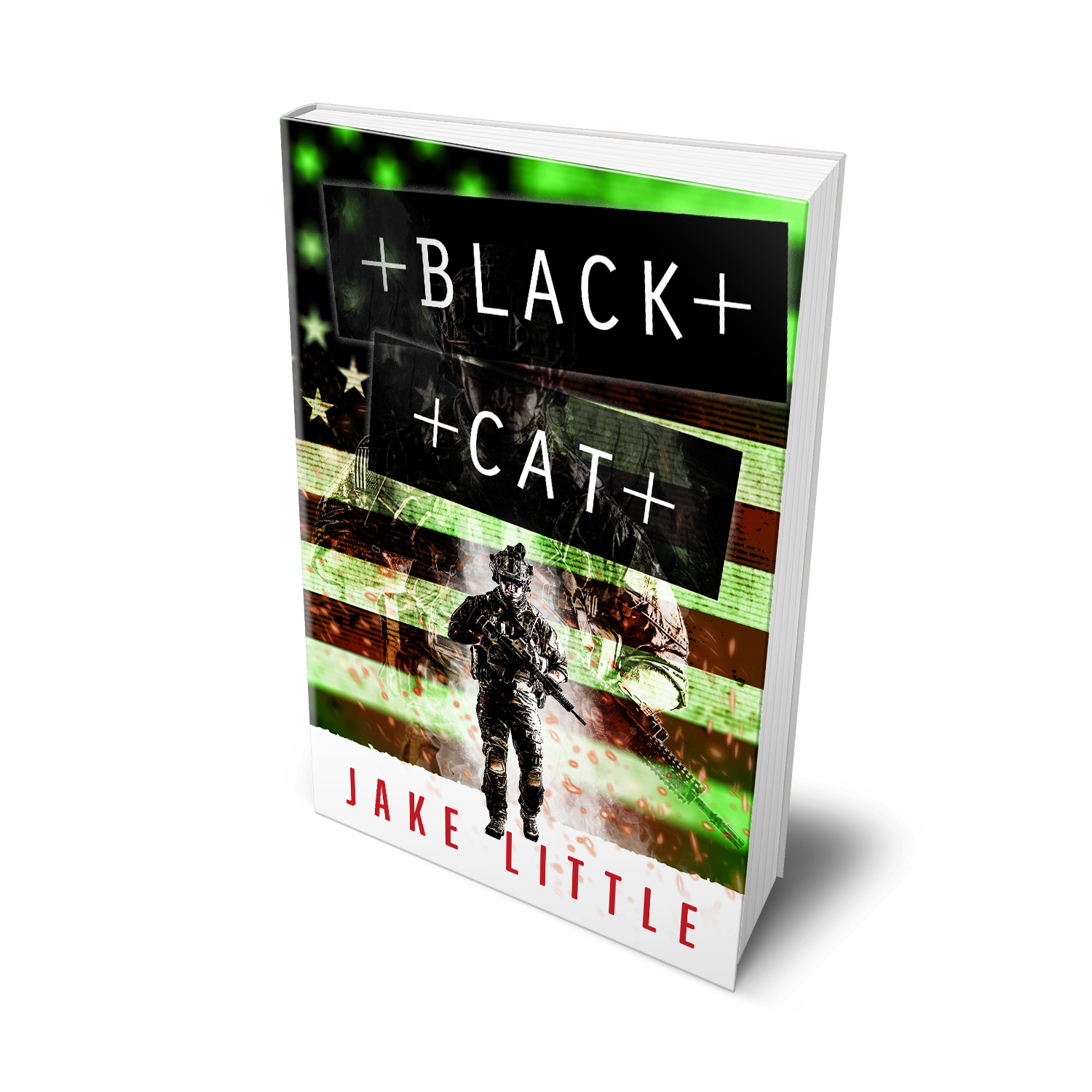 'Black Cat' is a hard-edged, covert ops thriller. The author is Jake Little. The cover design and interior manuscript formatting are by Mark Thomas. Learn what Mark could do for your book by visiting coverness.com.