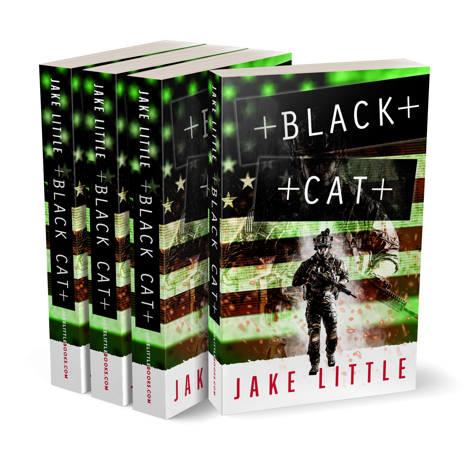 'Black Cat' is a hard-edged, covert ops thriller. The author is Jake Little. The cover design and interior manuscript formatting are by Mark Thomas. Learn what Mark could do for your book by visiting coverness.com.