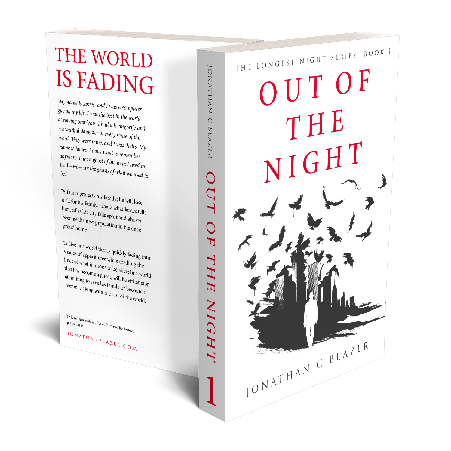 'Out Of The Night' is a highly evocative, wistful ghost story. The author is Jonathan C Blazer. The book cover was designed by Mark Thomas, of coverness.com. To find out more about my book design services, please visit www.coverness.com.